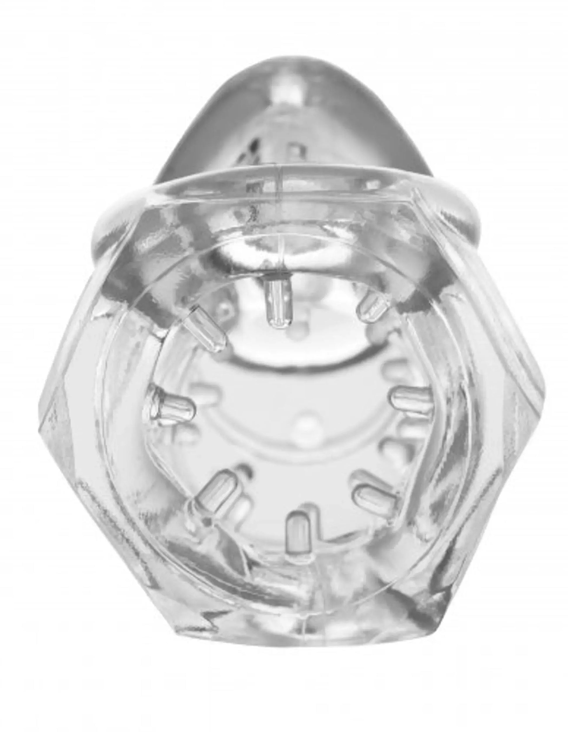 Master Series Detained 2.0 Restrictive Chastity Cage With Nubs XR Brands