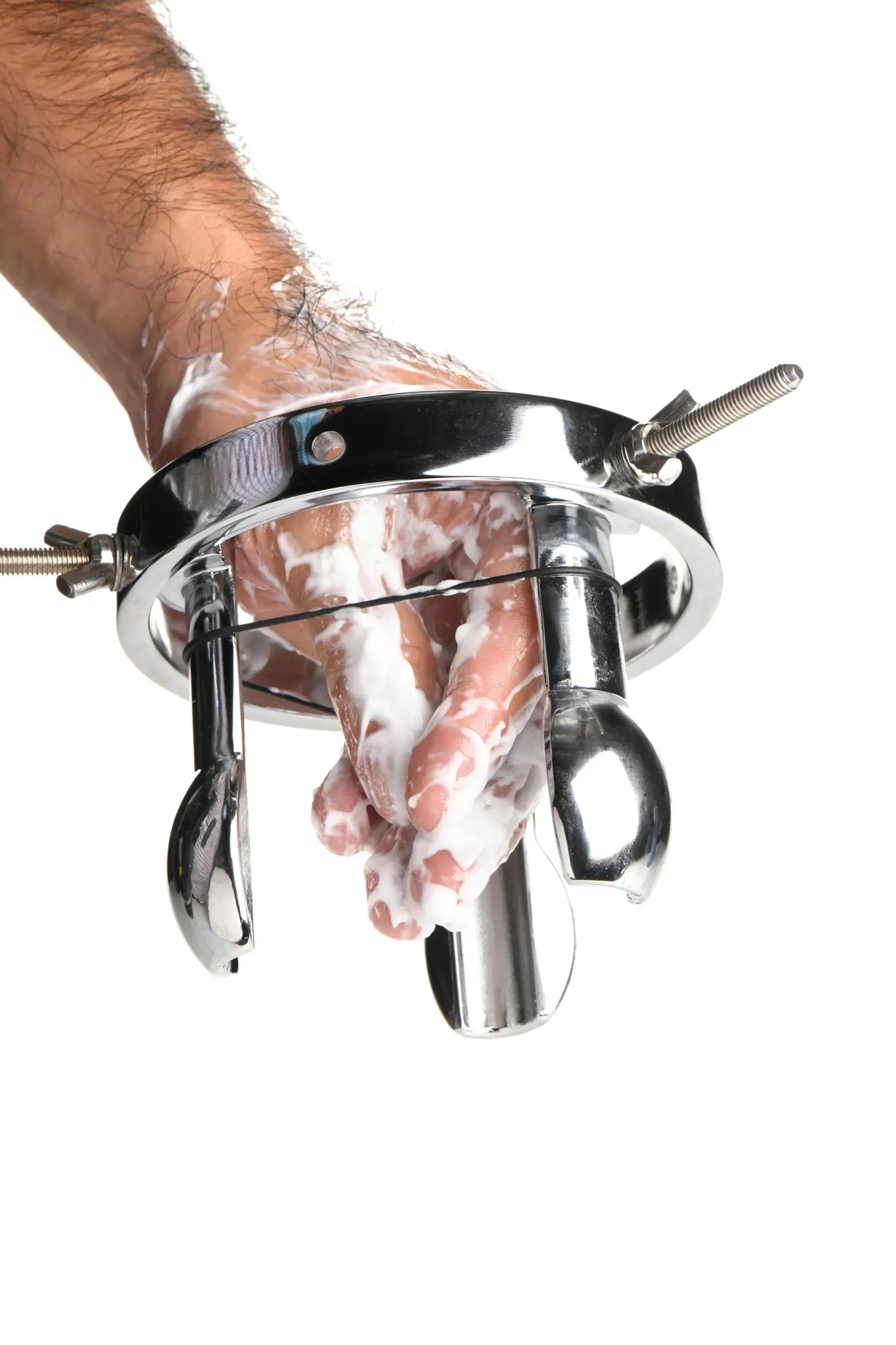 Master Series Forced Spread Stainless Steel Anal Explorer XR Brands