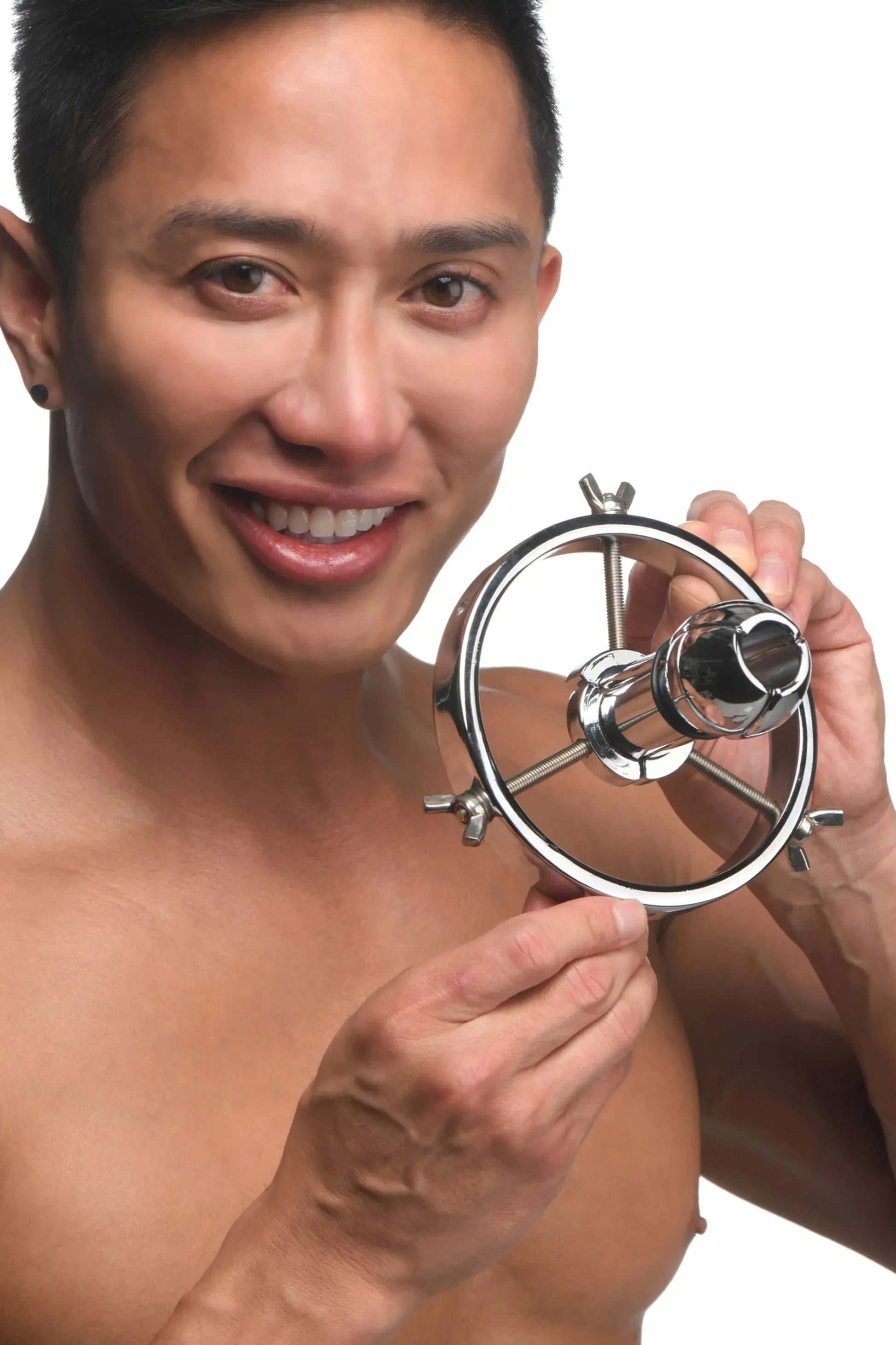 Master Series Forced Spread Stainless Steel Anal Explorer XR Brands