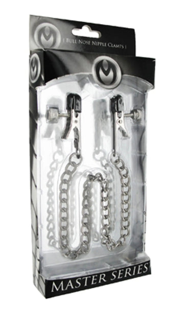 Master Series Ox Bull Nose Nipple Clamps XR Brands