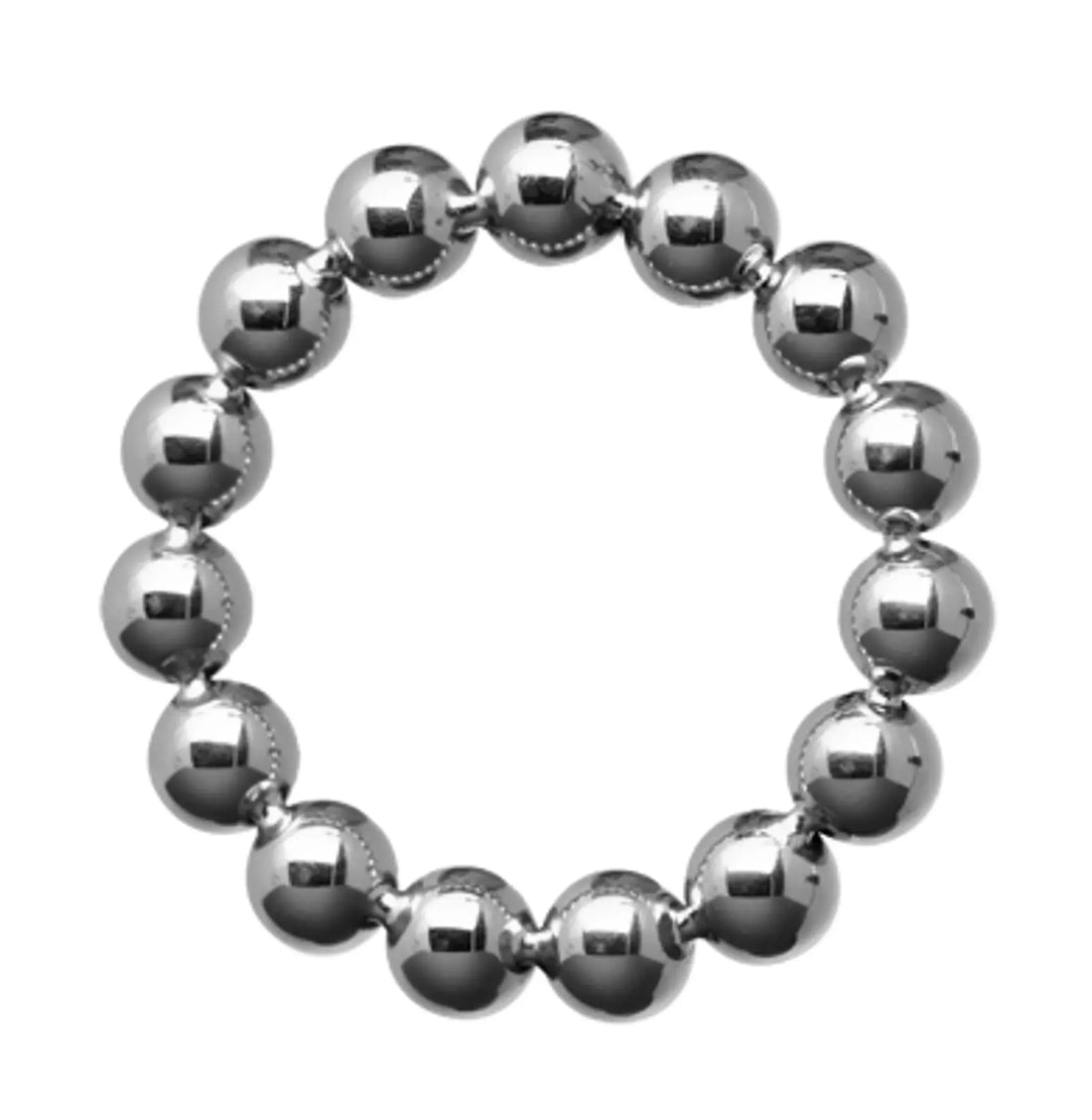 Master Series Stainless Steel Beaded Ring 1.75 Inch XR Brands