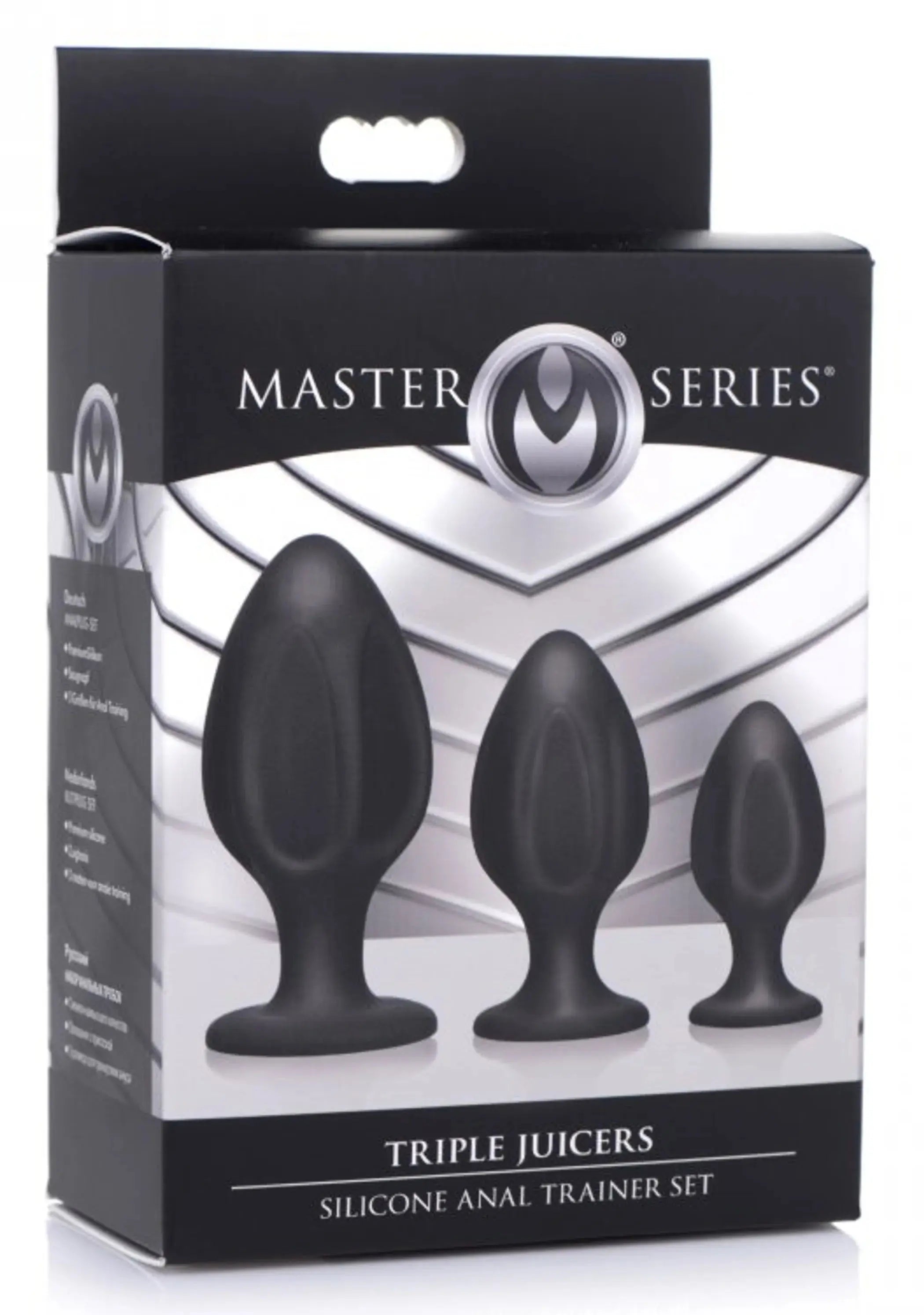 Master Series Triple Juicers Anal Trainer Set XR Brands
