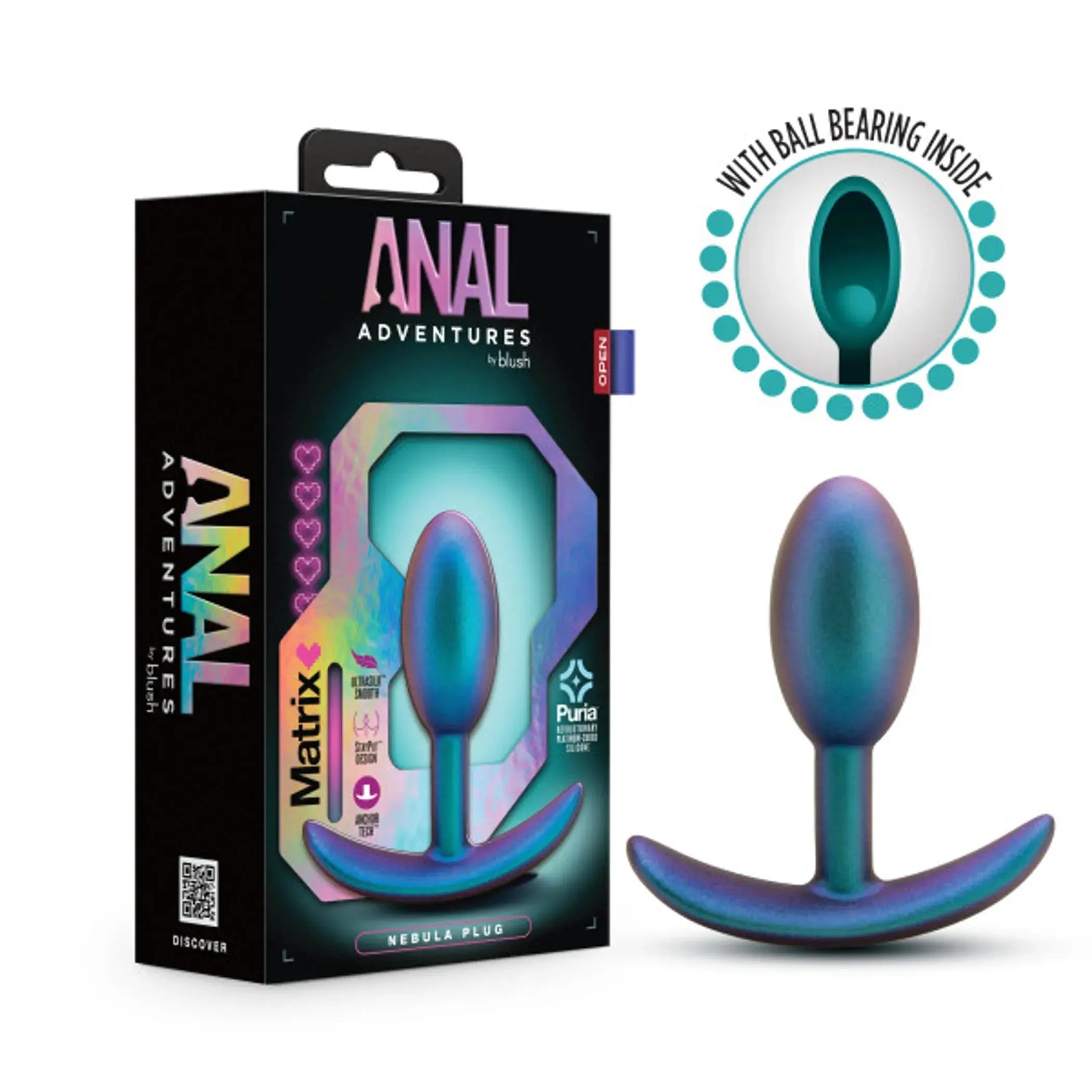Matrix Nebula Plug Lunar Blue Blush Novelties