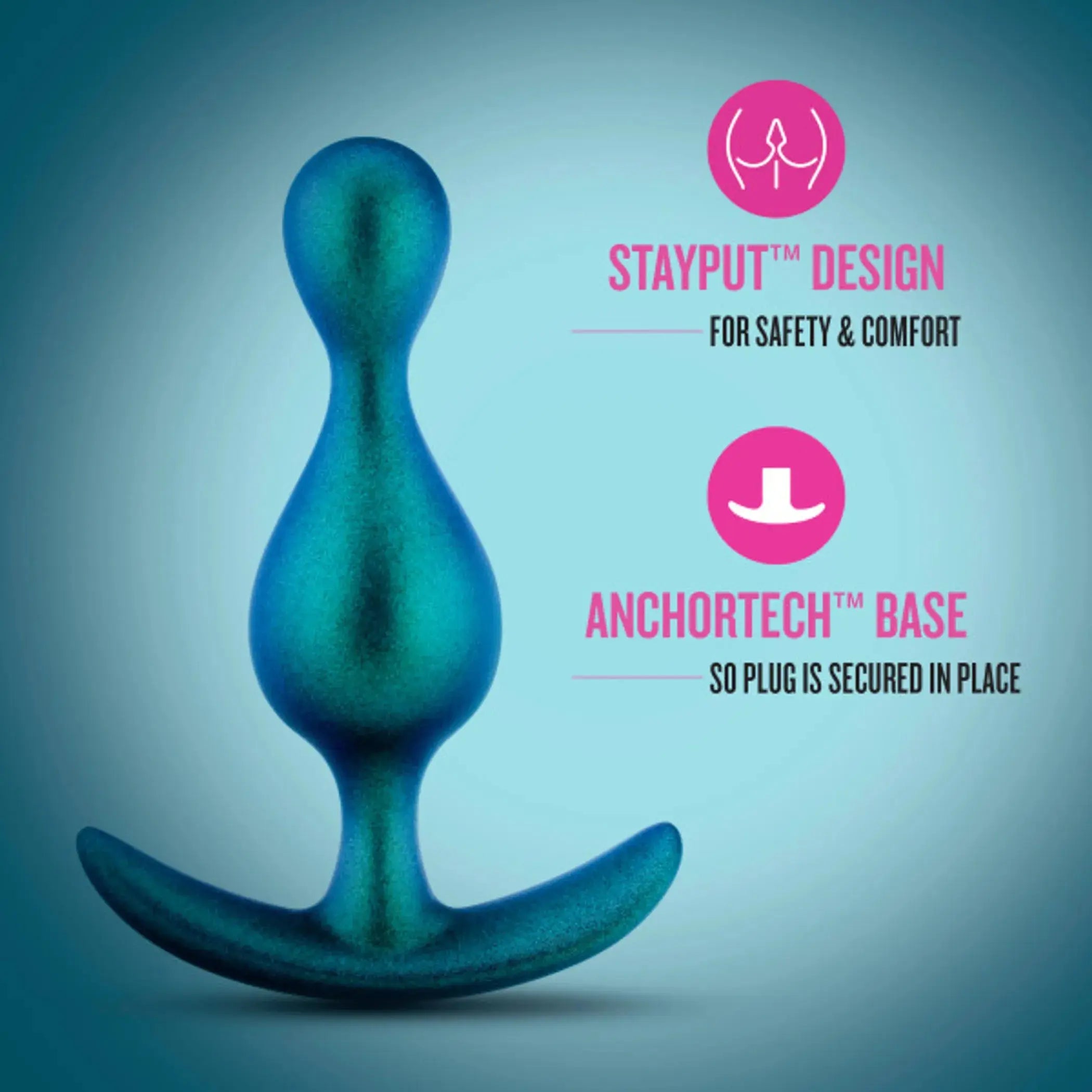 Matrix Photon Anal Plug Neptune Teal Blush Novelties