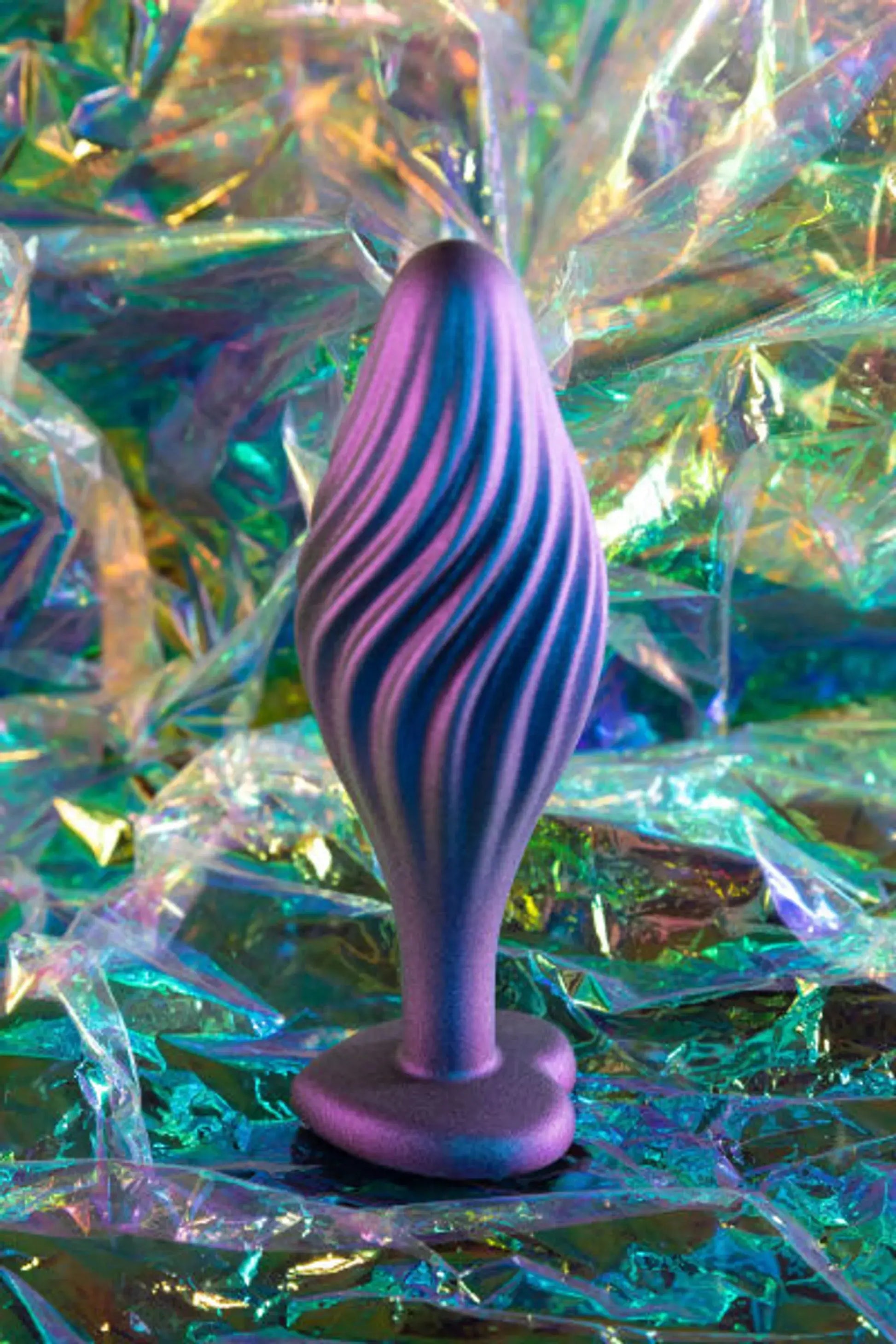 Matrix Swirl Bling Plug Sapphire Blush Novelties