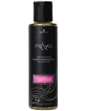 ME & YOU MASSAGE OIL POMEGRANATE 4.2OZ Sensuva