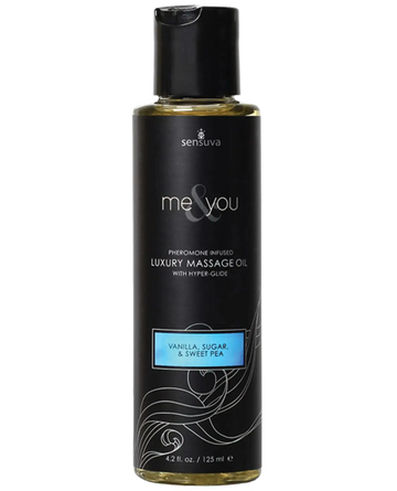 ME & YOU MASSAGE OIL VANILLA SUGAR.SWEET PEA Sensuva