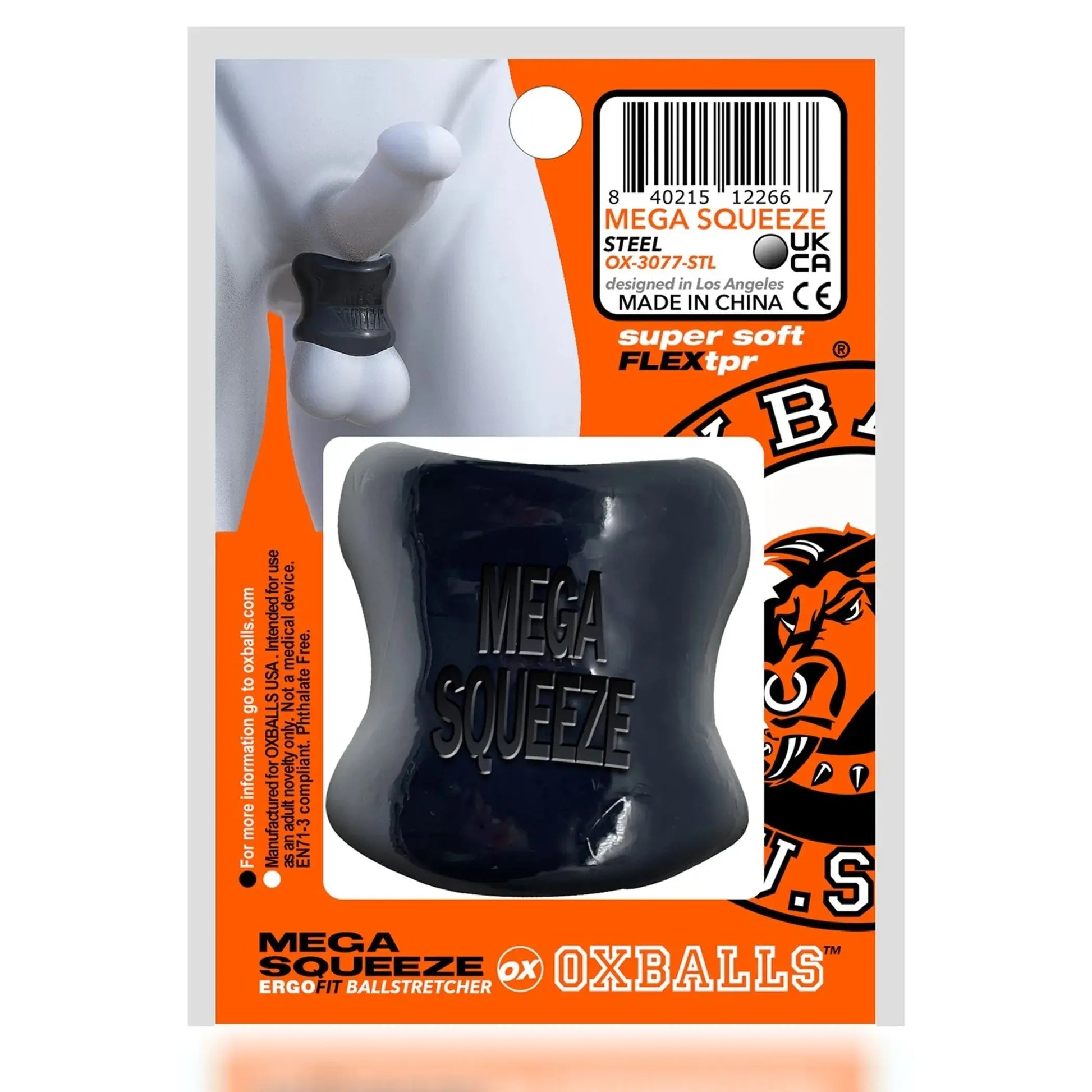 Mega Squeeze Ball Stretcher Black (Net) OXBALLS