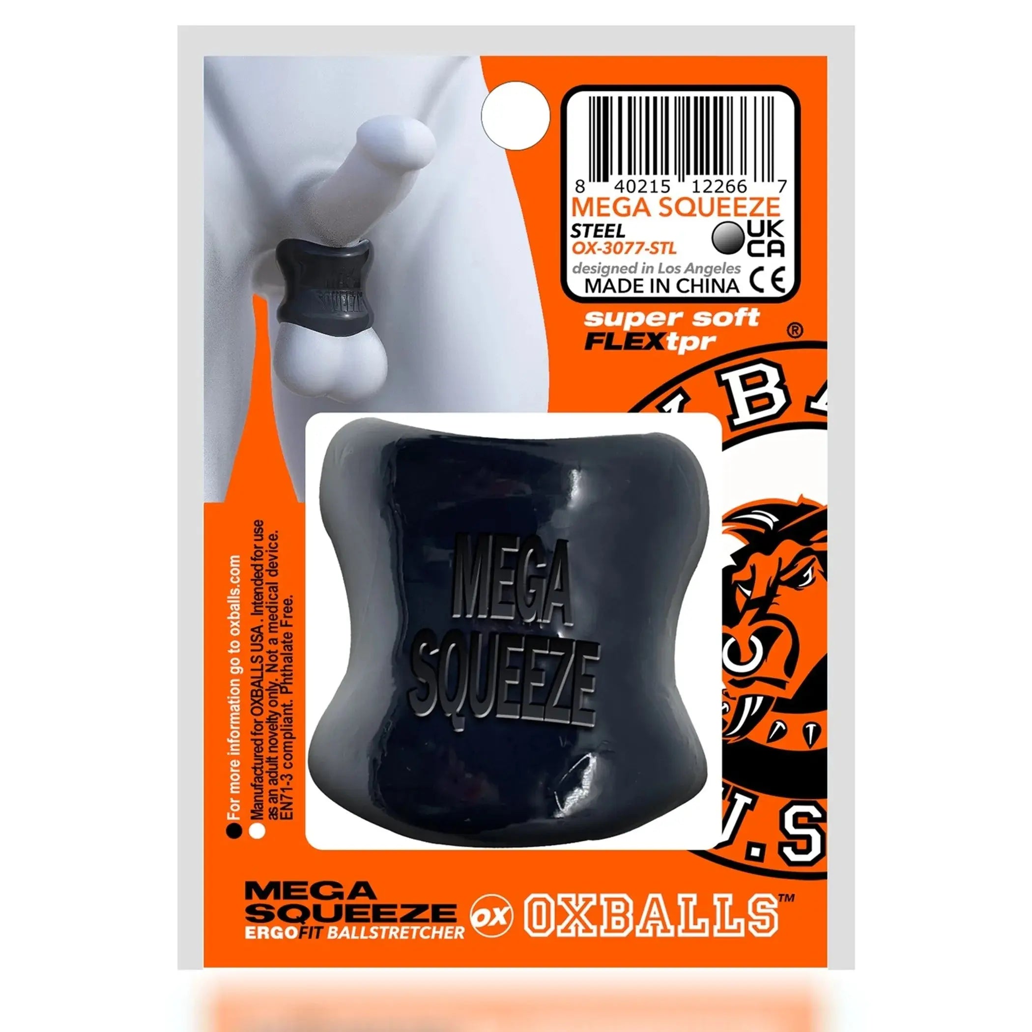 Mega Squeeze Ball Stretcher Black (Net) OXBALLS