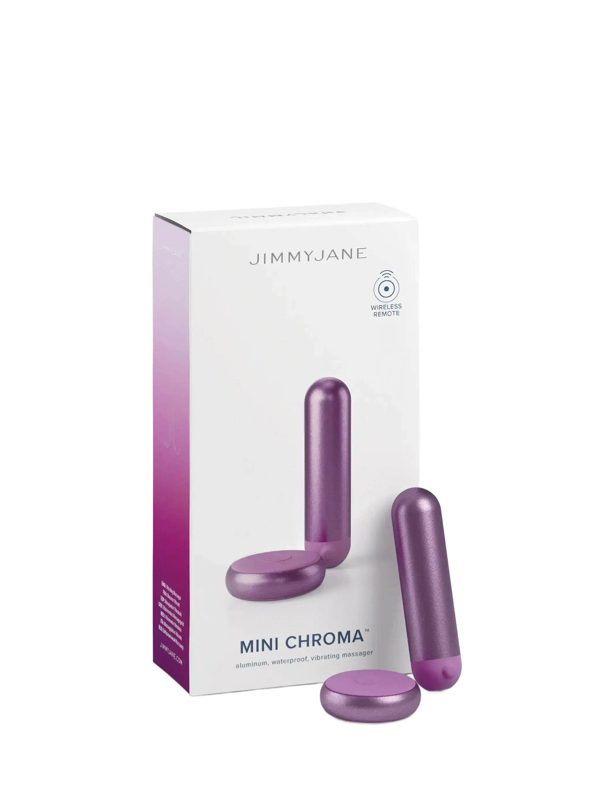JIMMYJANE MINI CHROMA WIRELESS REMOTE PURPLE Pipedream Products