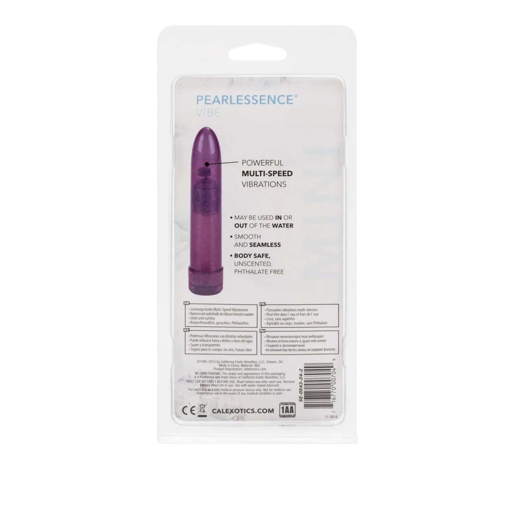 Mini Pearlessence Purple 4.5 California Exotic Novelties