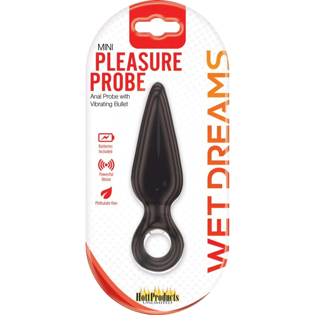MINI PLEASURE PROBE VIBE BLACK HOTT Products