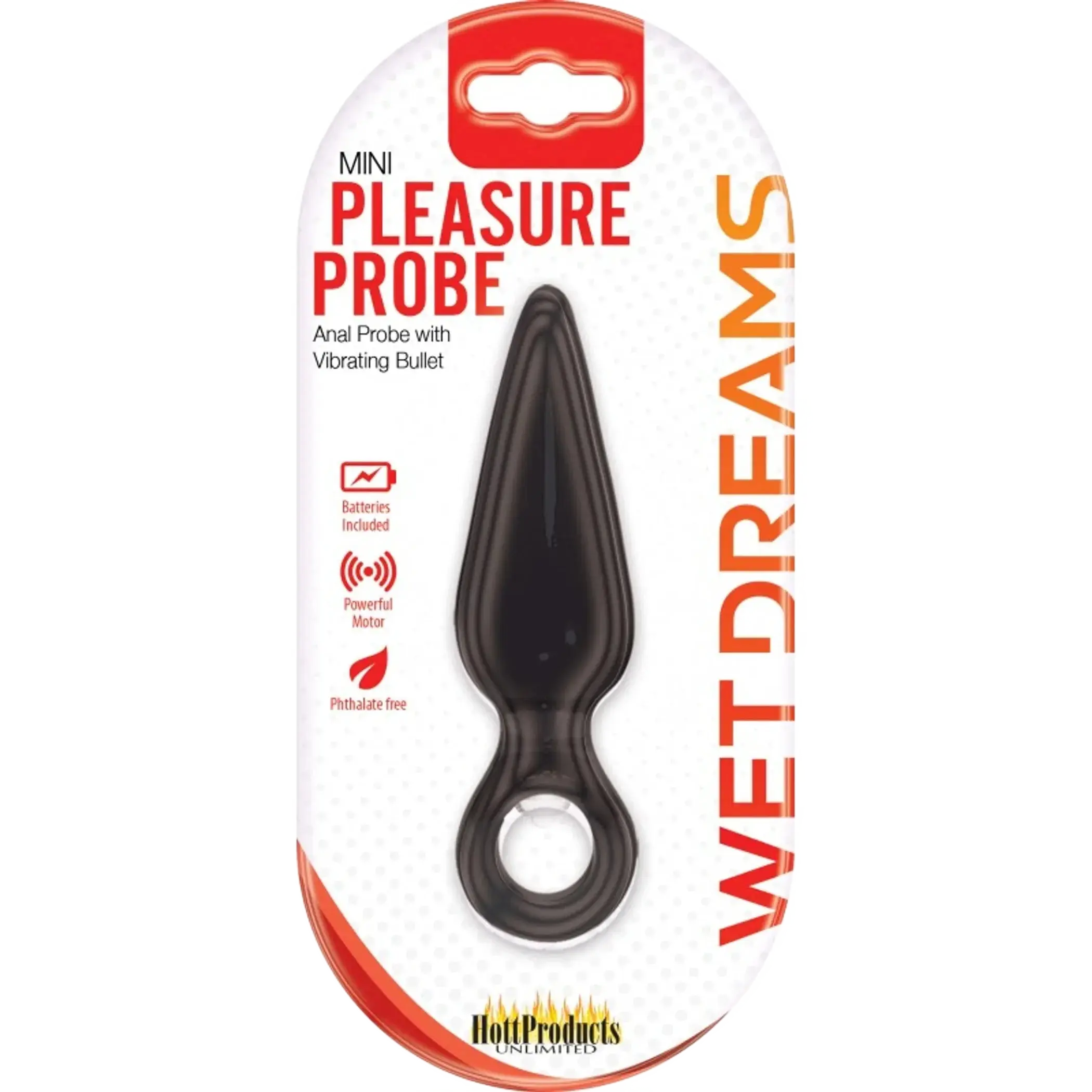 MINI PLEASURE PROBE VIBE BLACK HOTT Products