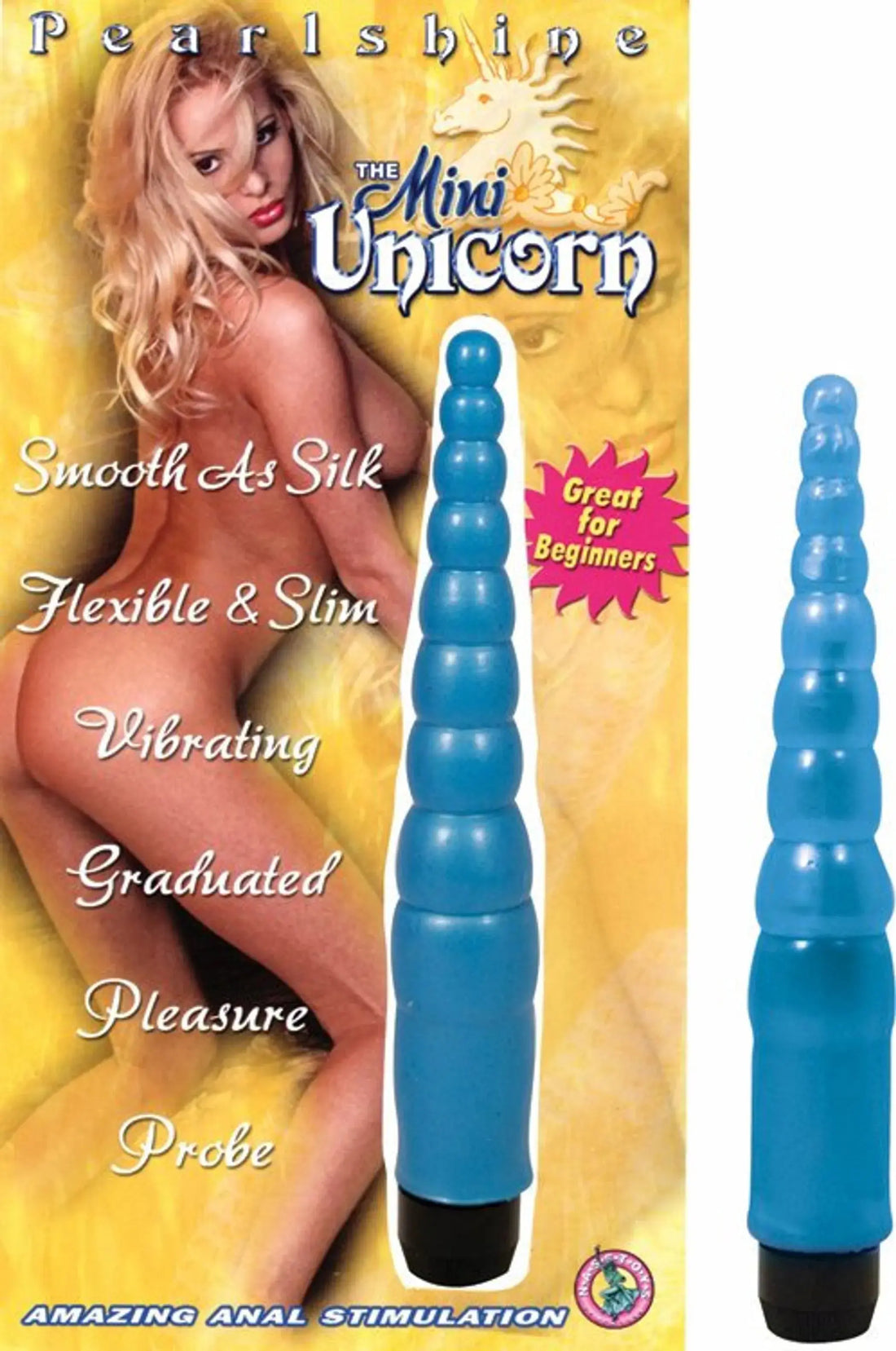 Mini Unicorn Vibrator Blue Nasstoys