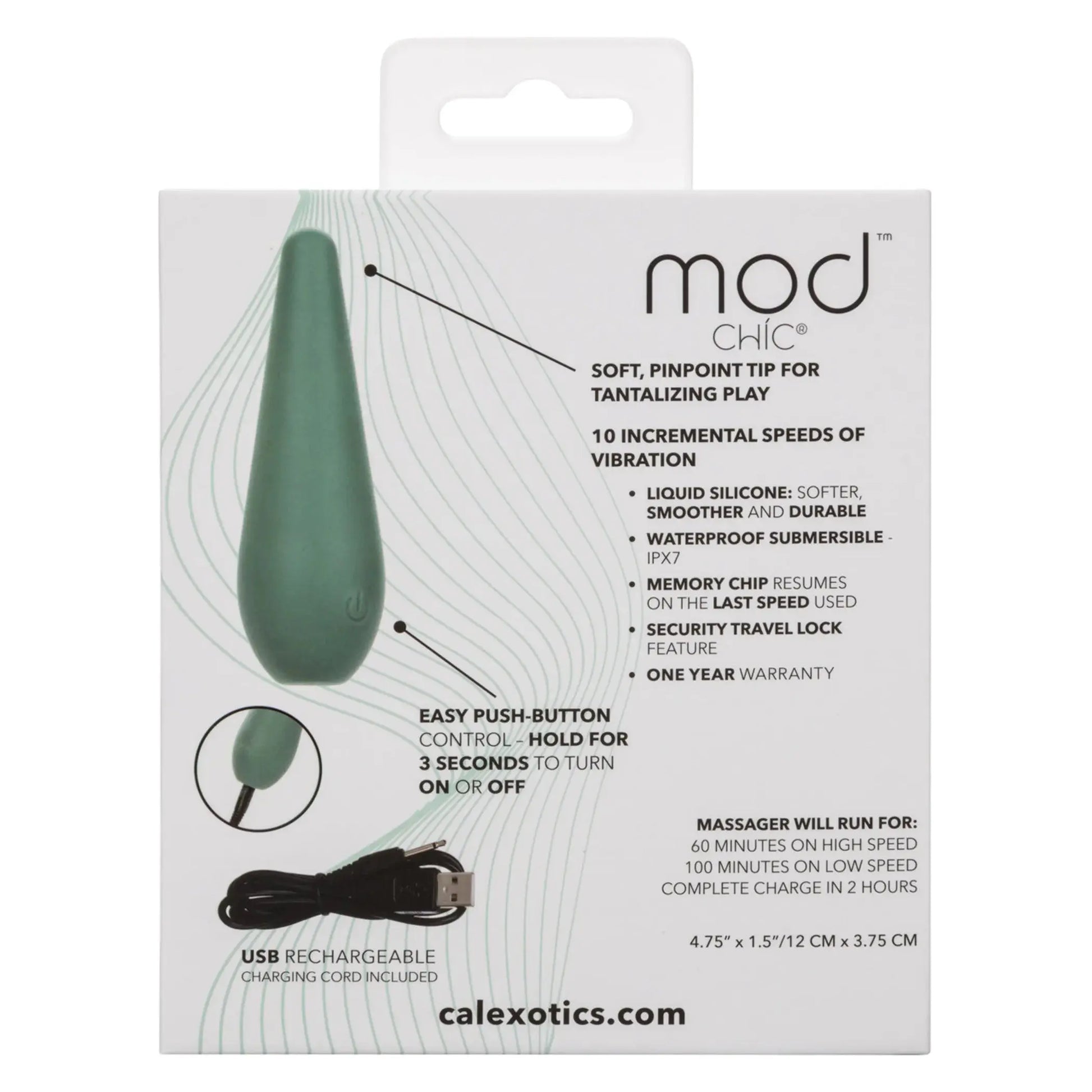 Mod Chic Clitoral Massager California Exotic Novelties
