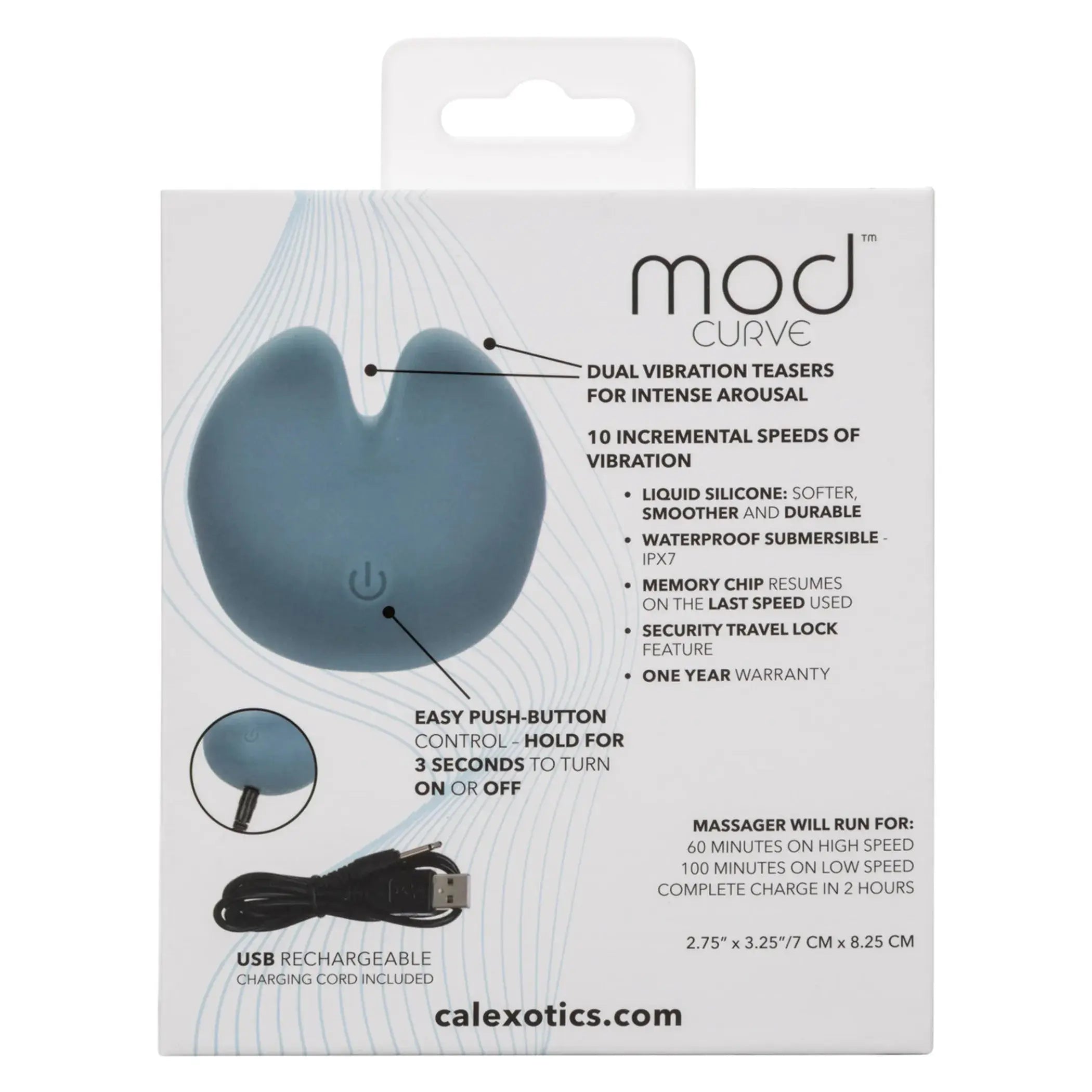 Mod Curve Vibrating Massager California Exotic Novelties