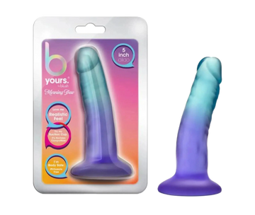 B YOURS MORNING DEW 5 DILDO INDIGO " Blush Novelties