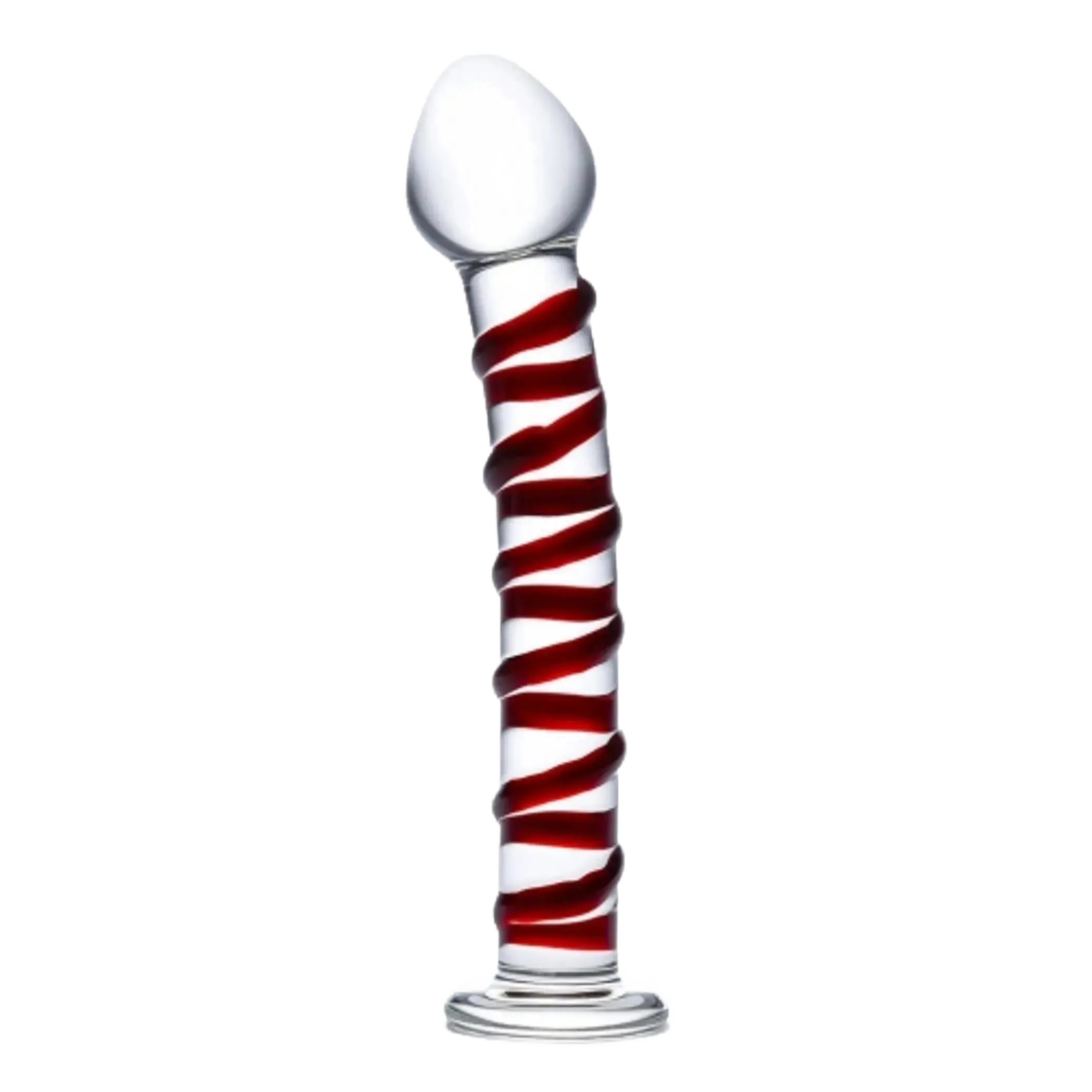 GLAS MR SWIRLY SPIRAL GLASS DILDO Electric / Hustler Lingerie