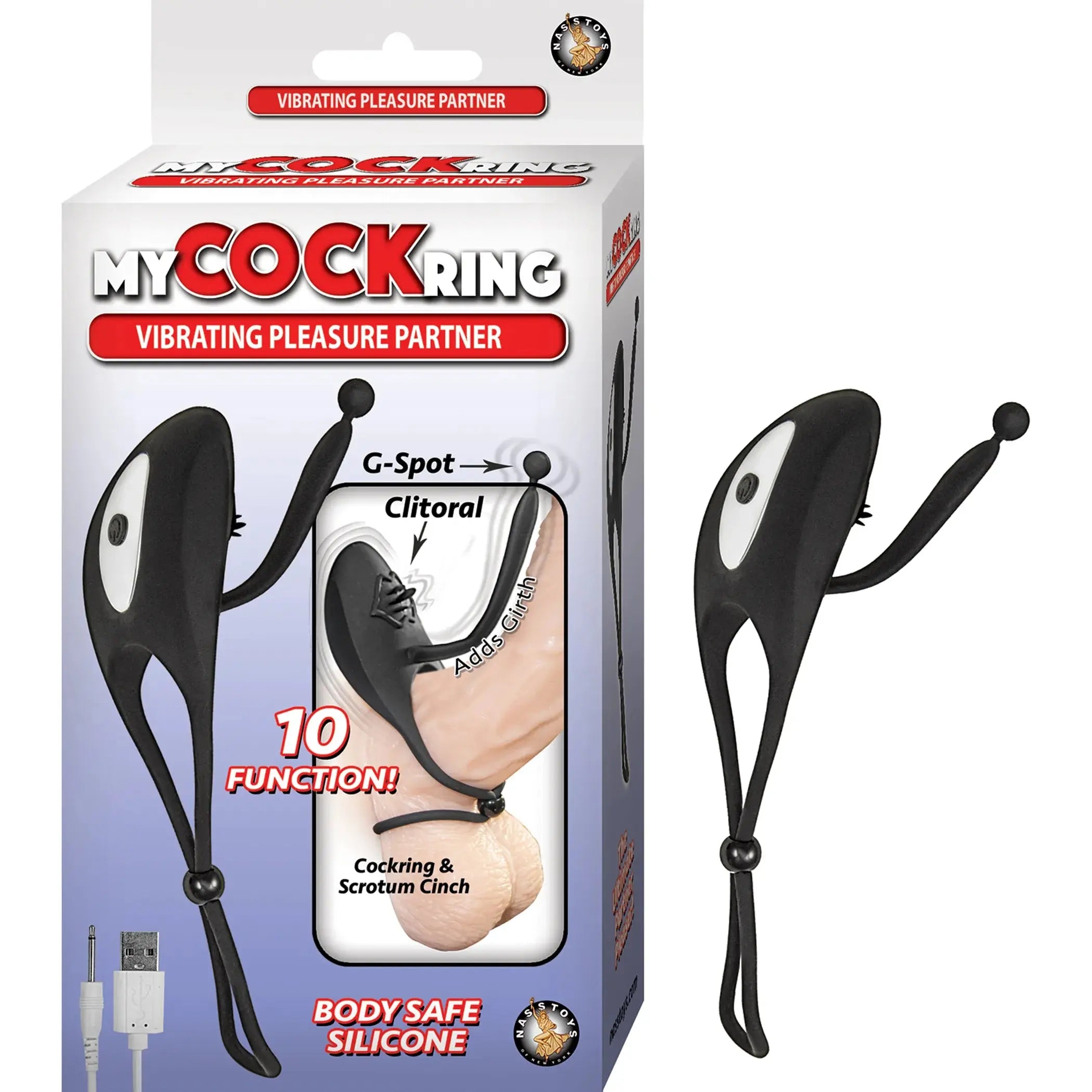 My Cock Ring Vibrating Pleasure Partner Nasstoys
