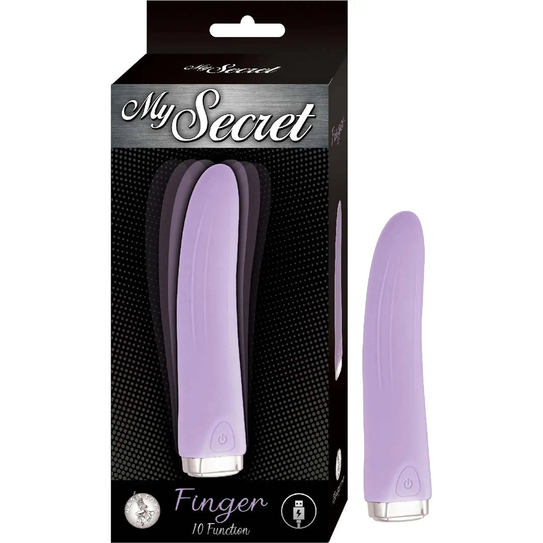 My Secret Finger Vibrator Purple Nasstoys