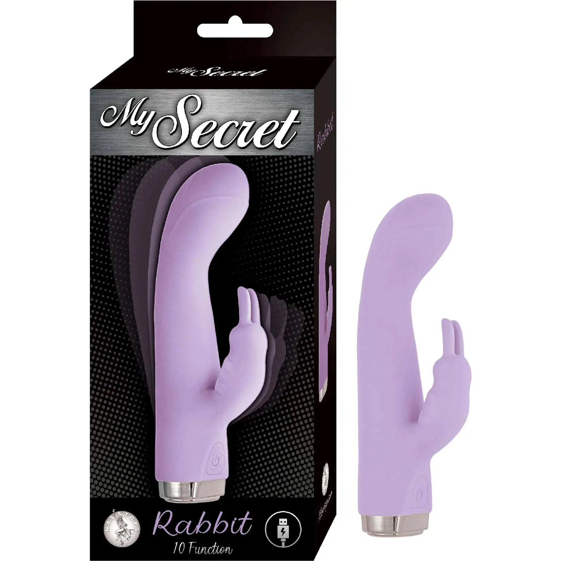 My Secret Rabbit Purple Nasstoys