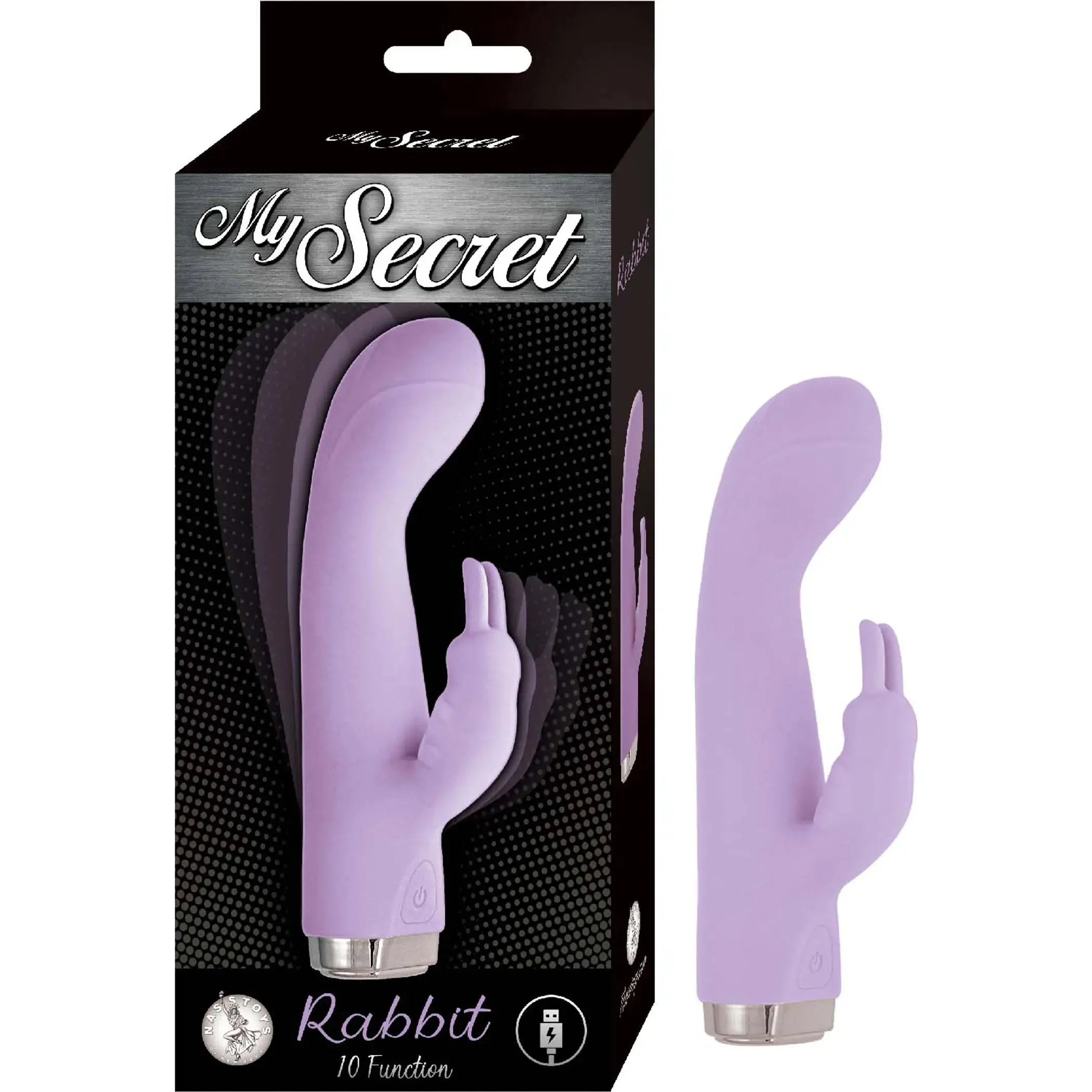 My Secret Rabbit Purple Nasstoys