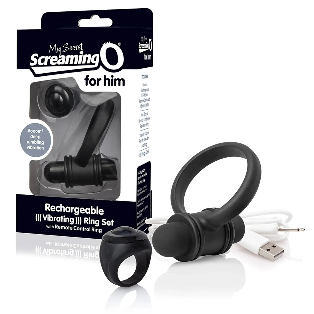 My Secret Screaming O Bullet and Ring for Him Screaming O