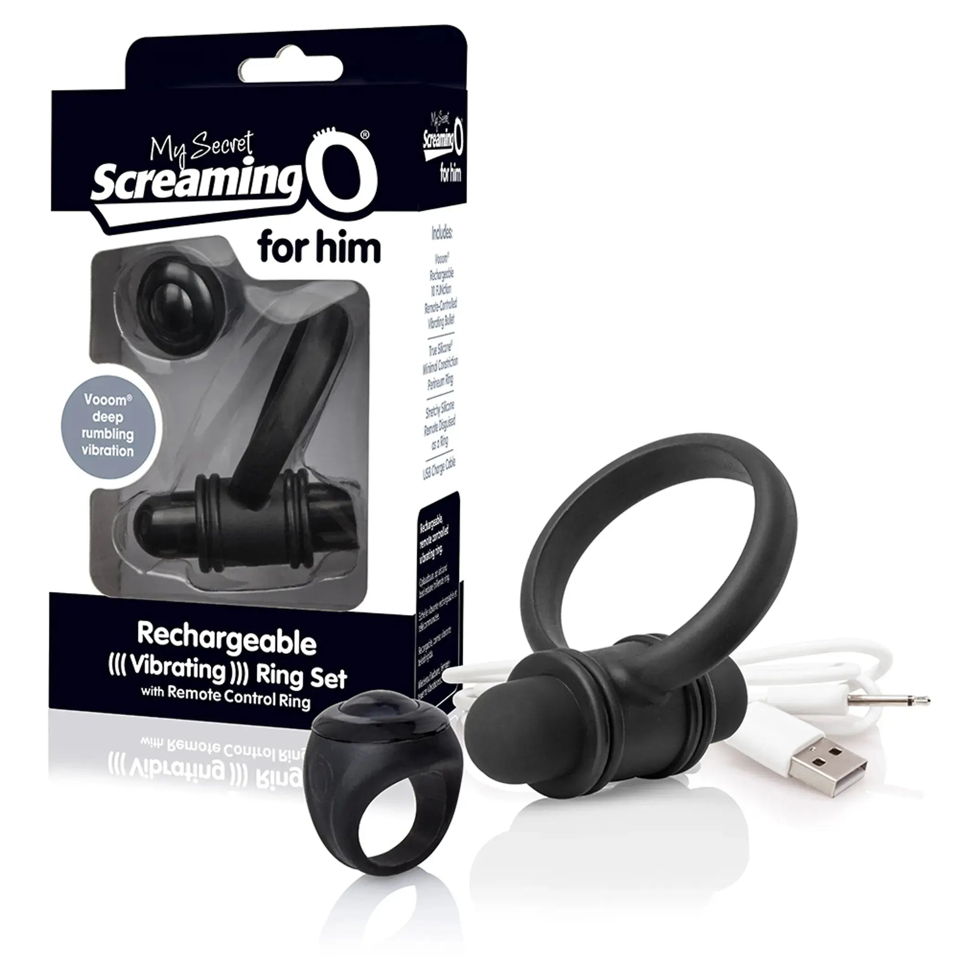 My Secret Screaming O Bullet and Ring for Him Screaming O