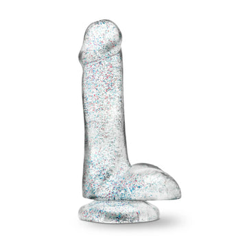 NATURALLY YOURS 6 GLITTER COCK SPARKLING CLEAR " Blush Novelties