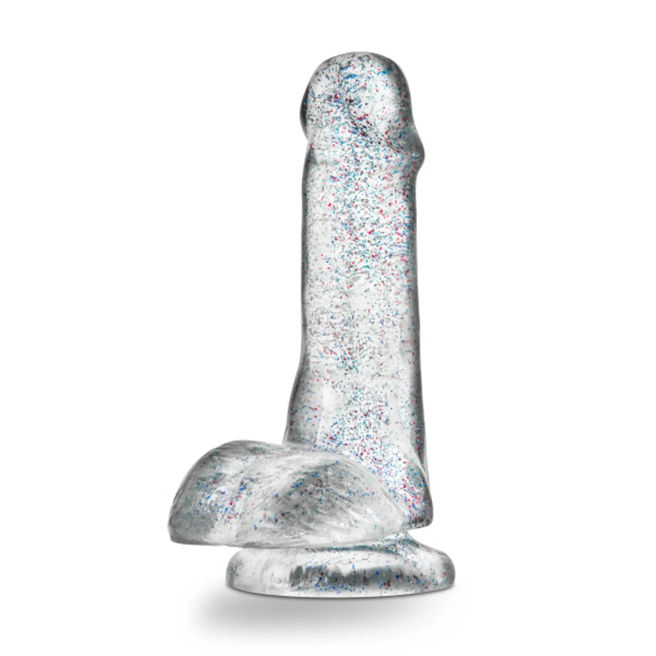 NATURALLY YOURS 6 GLITTER COCK SPARKLING CLEAR " Blush Novelties