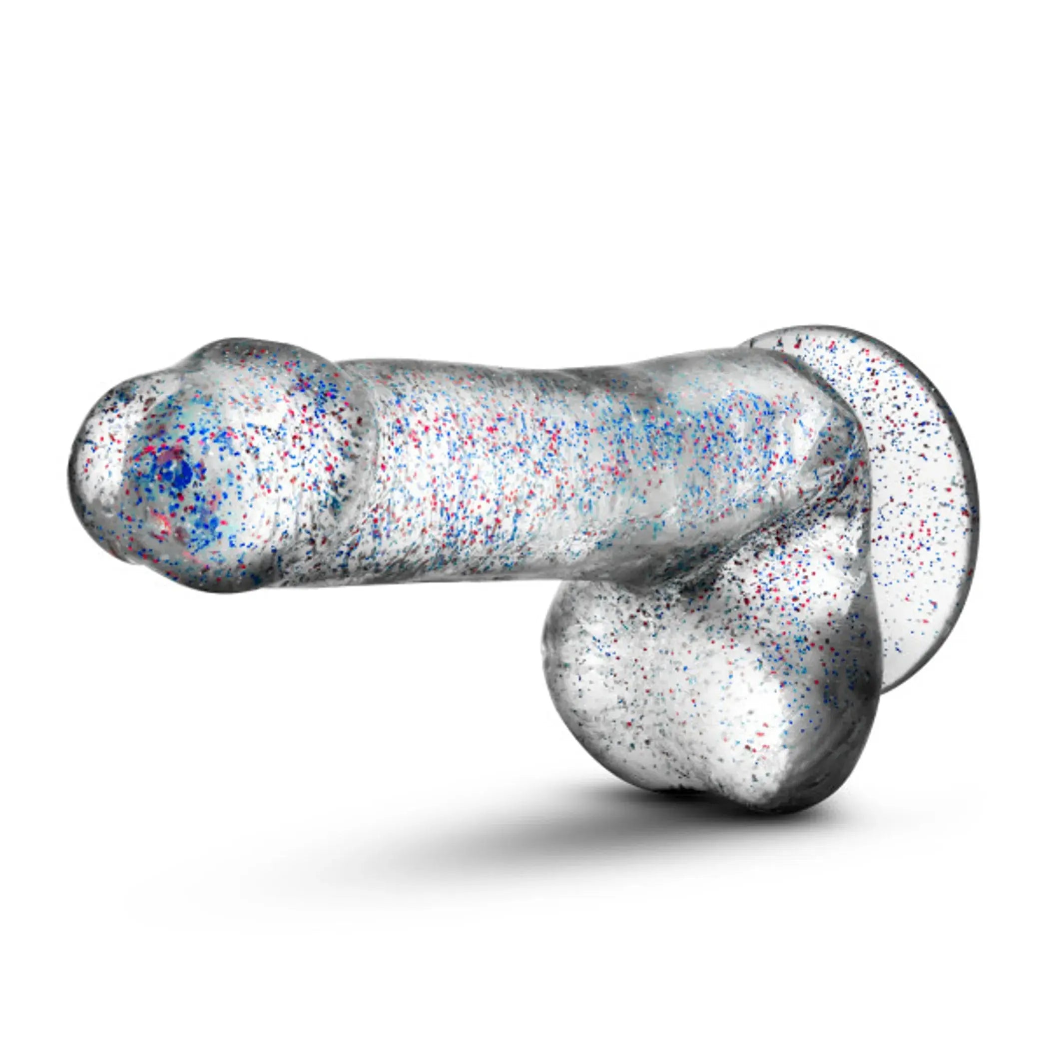 NATURALLY YOURS 6 GLITTER COCK SPARKLING CLEAR " Blush Novelties