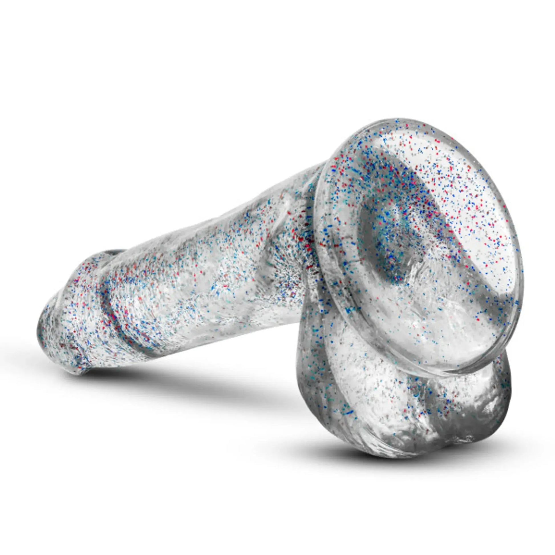 NATURALLY YOURS 6 GLITTER COCK SPARKLING CLEAR " Blush Novelties