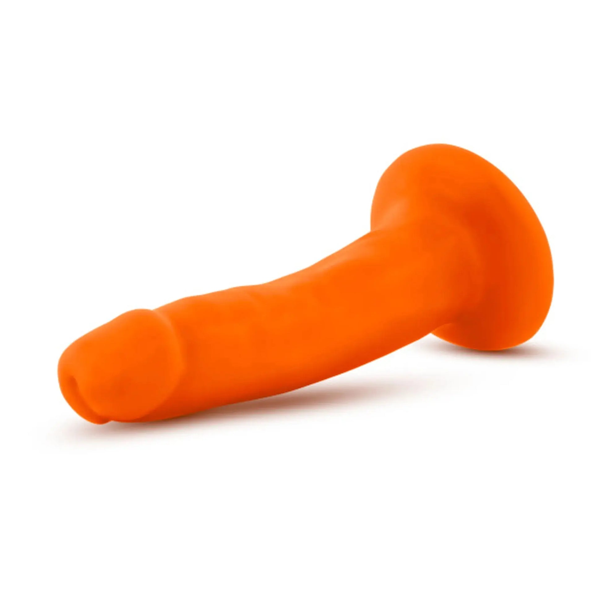 NEO 5.5 DUAL DENSITY COCK NEON ORANGE " Blush Novelties