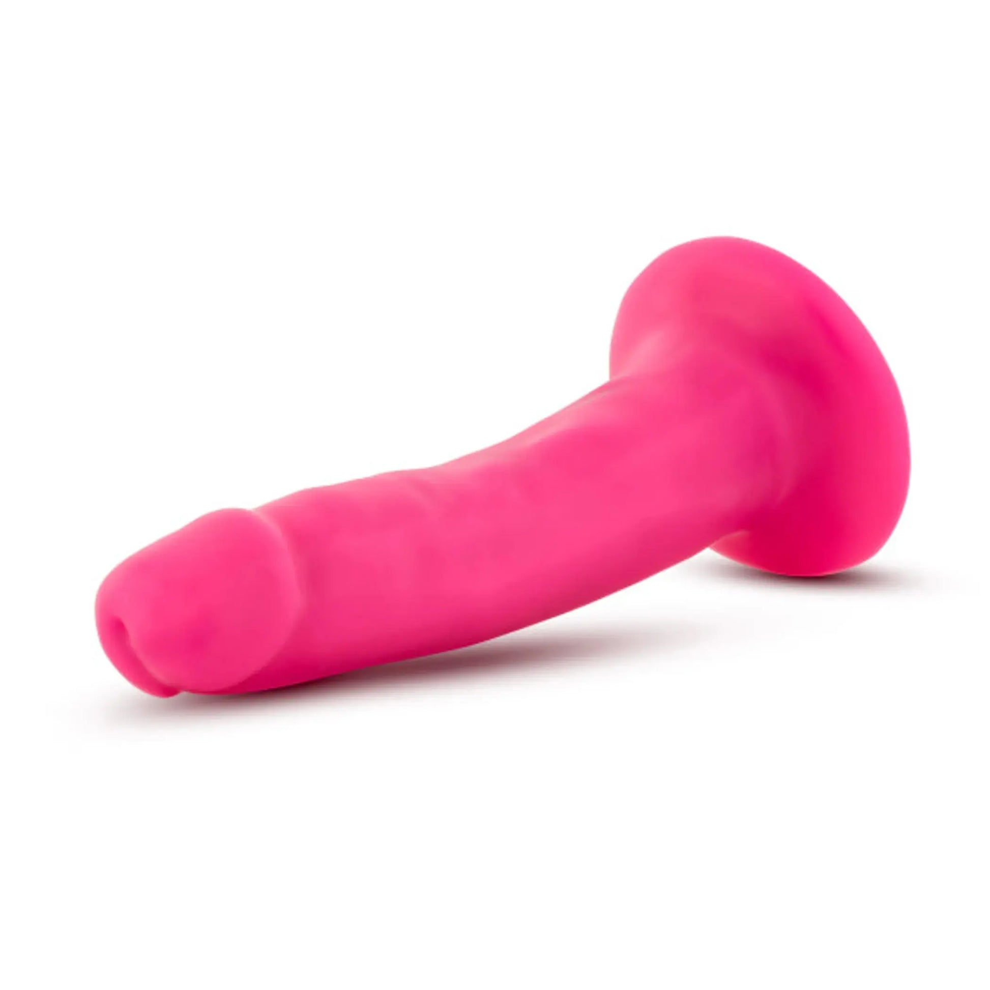 NEO 5.5 DUAL DENSITY COCK NEON PINK " Blush Novelties