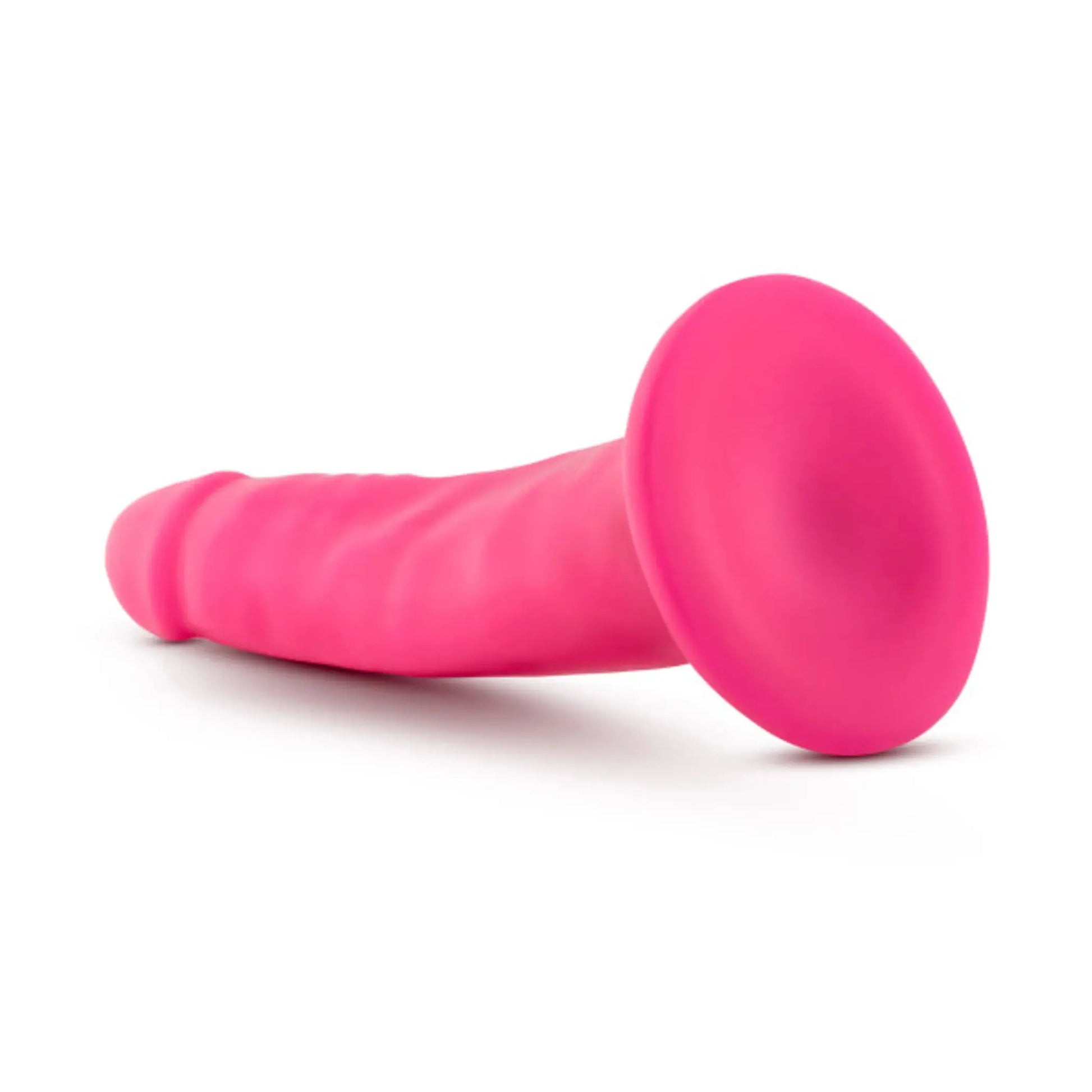 NEO 5.5 DUAL DENSITY COCK NEON PINK " Blush Novelties