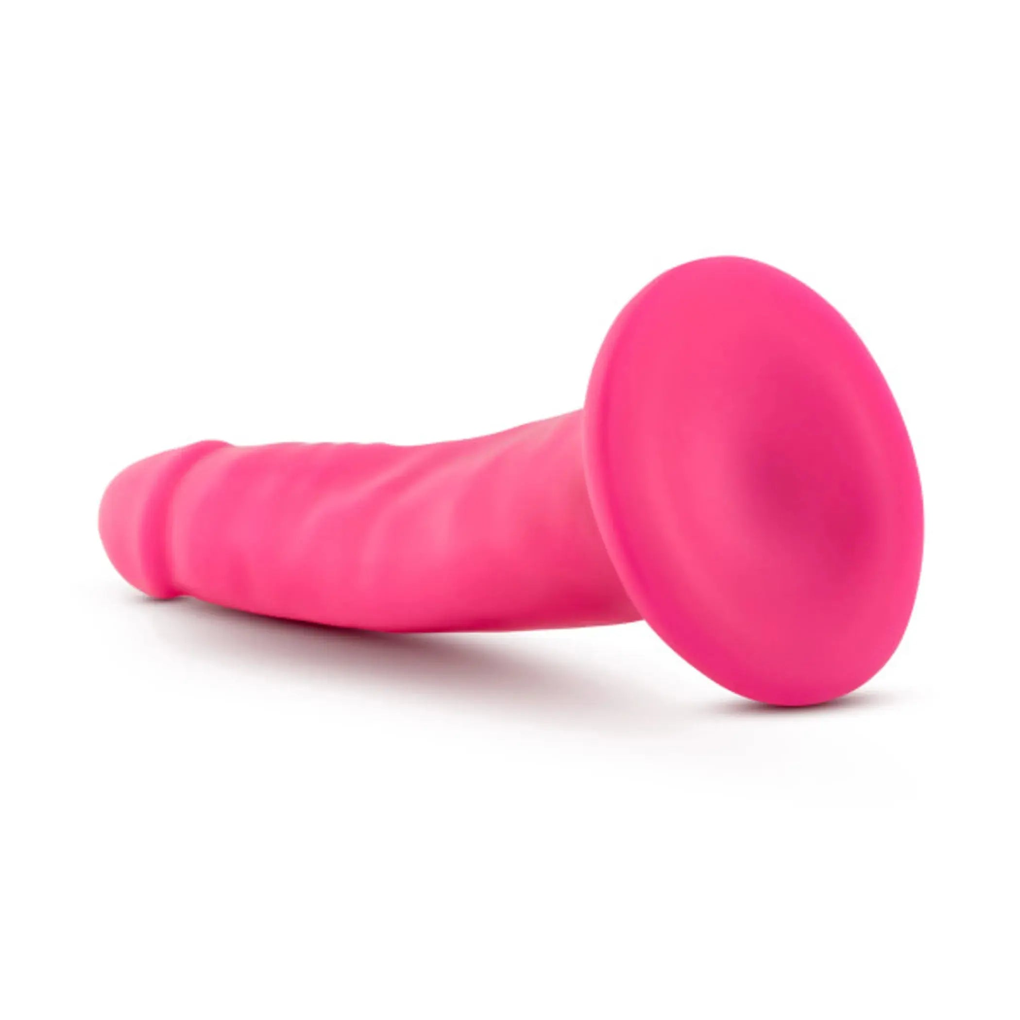 NEO 5.5 DUAL DENSITY COCK NEON PINK " Blush Novelties