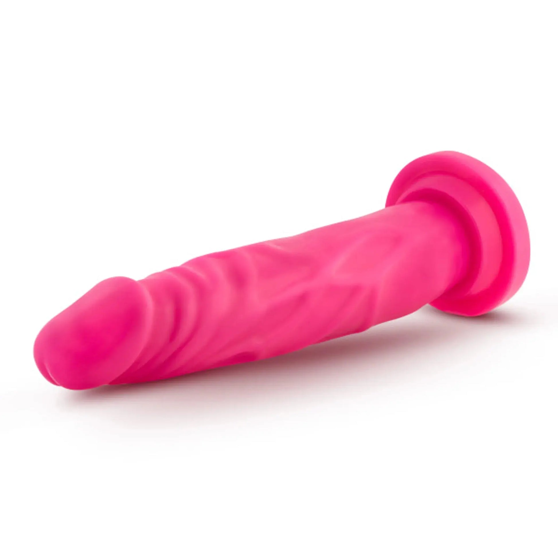 NEO 7.5 DUAL DENSITY COCK NEON PINK " Blush Novelties