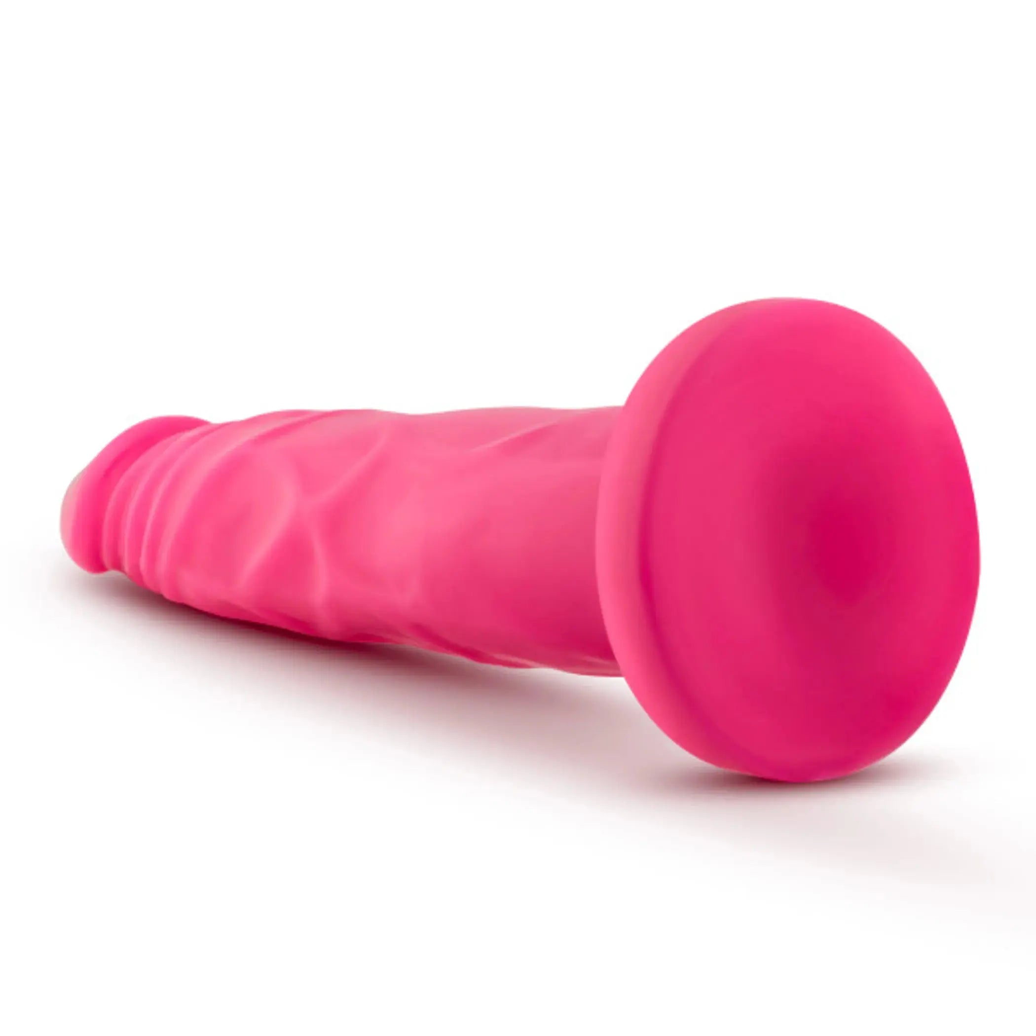 NEO 7.5 DUAL DENSITY COCK NEON PINK " Blush Novelties