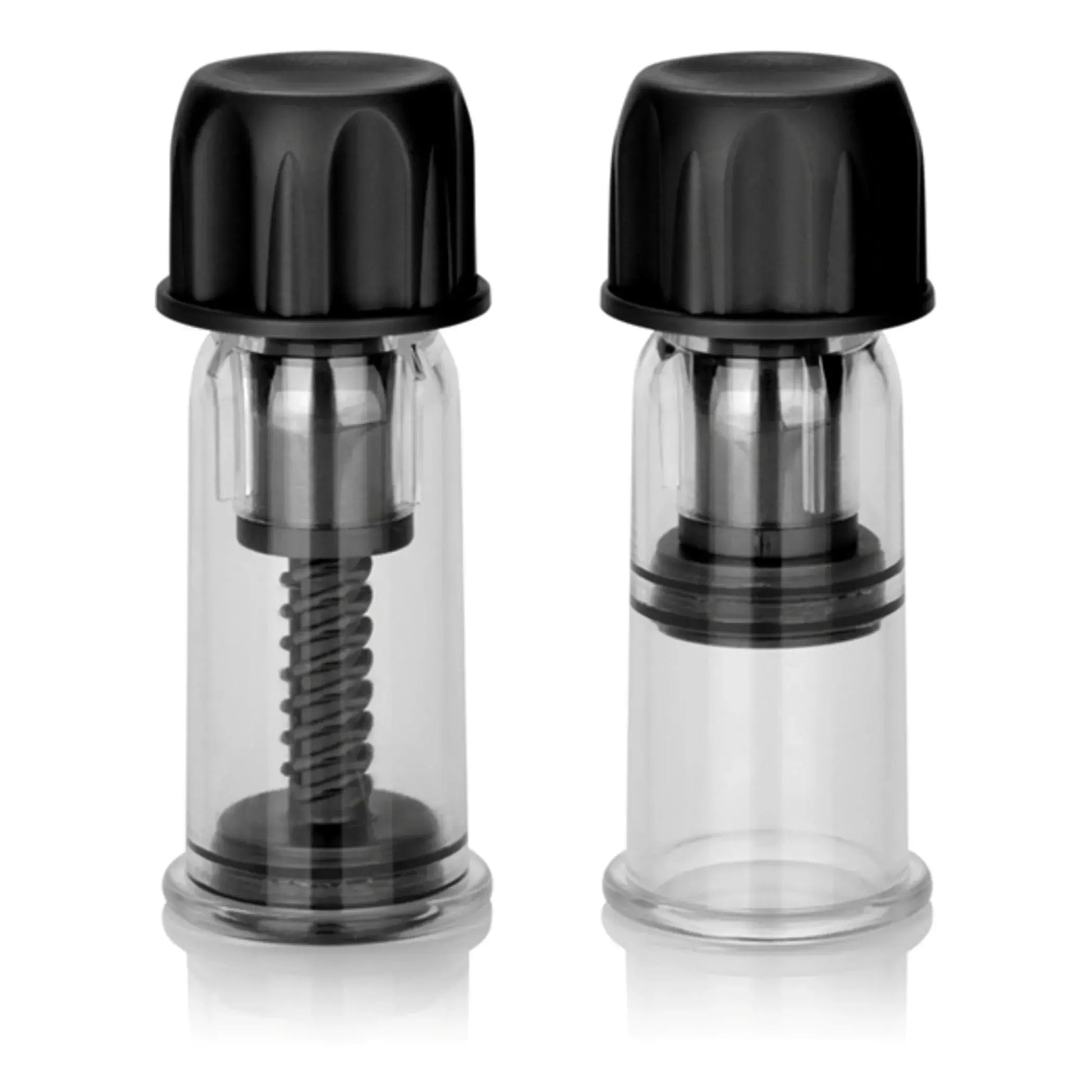 NIPPLE PLAY VACUUM TWIST SUCKERS BLACK California Exotic Novelties