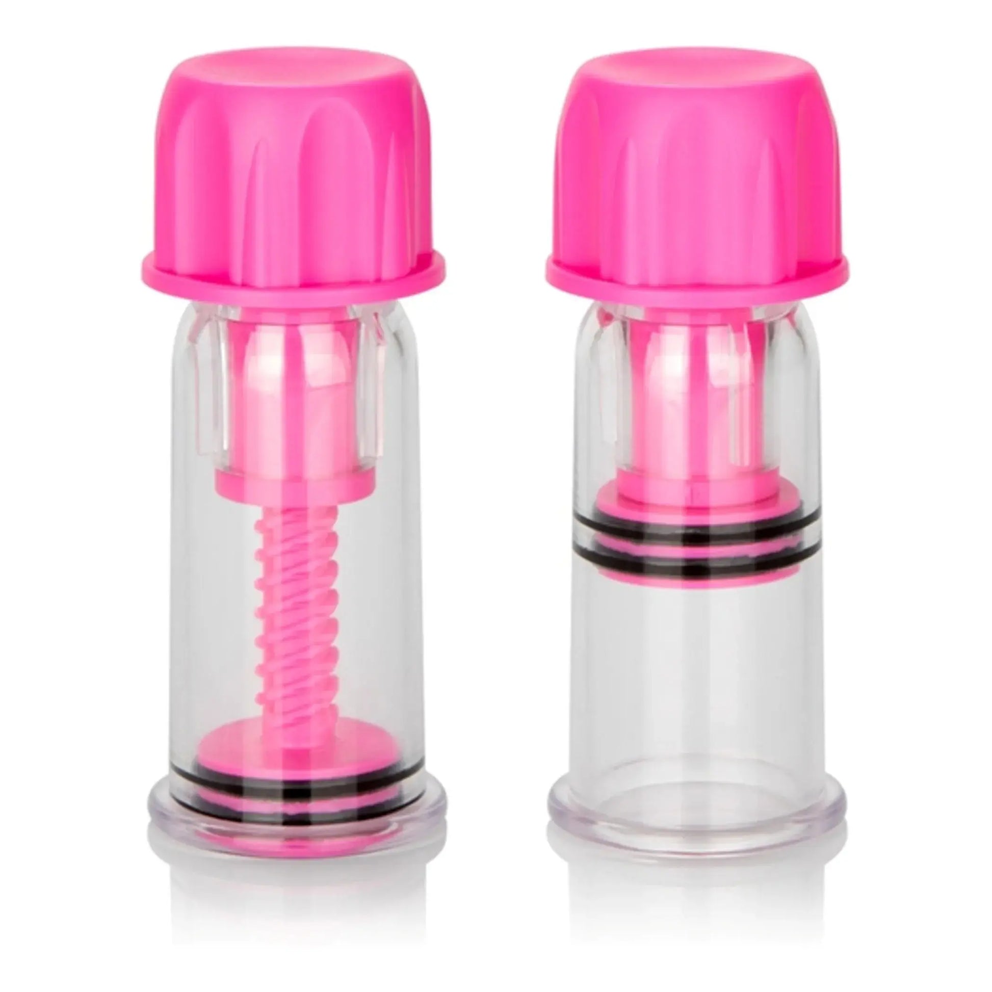 NIPPLE PLAY VACUUM TWIST SUCKERS PINK California Exotic Novelties