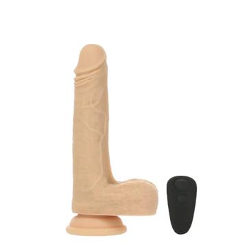 NAKED ADDICTION 7.5 THE FREAK VIBRATING ROTATING & DONG THRUSTING VANILLA" BMS Enterprises