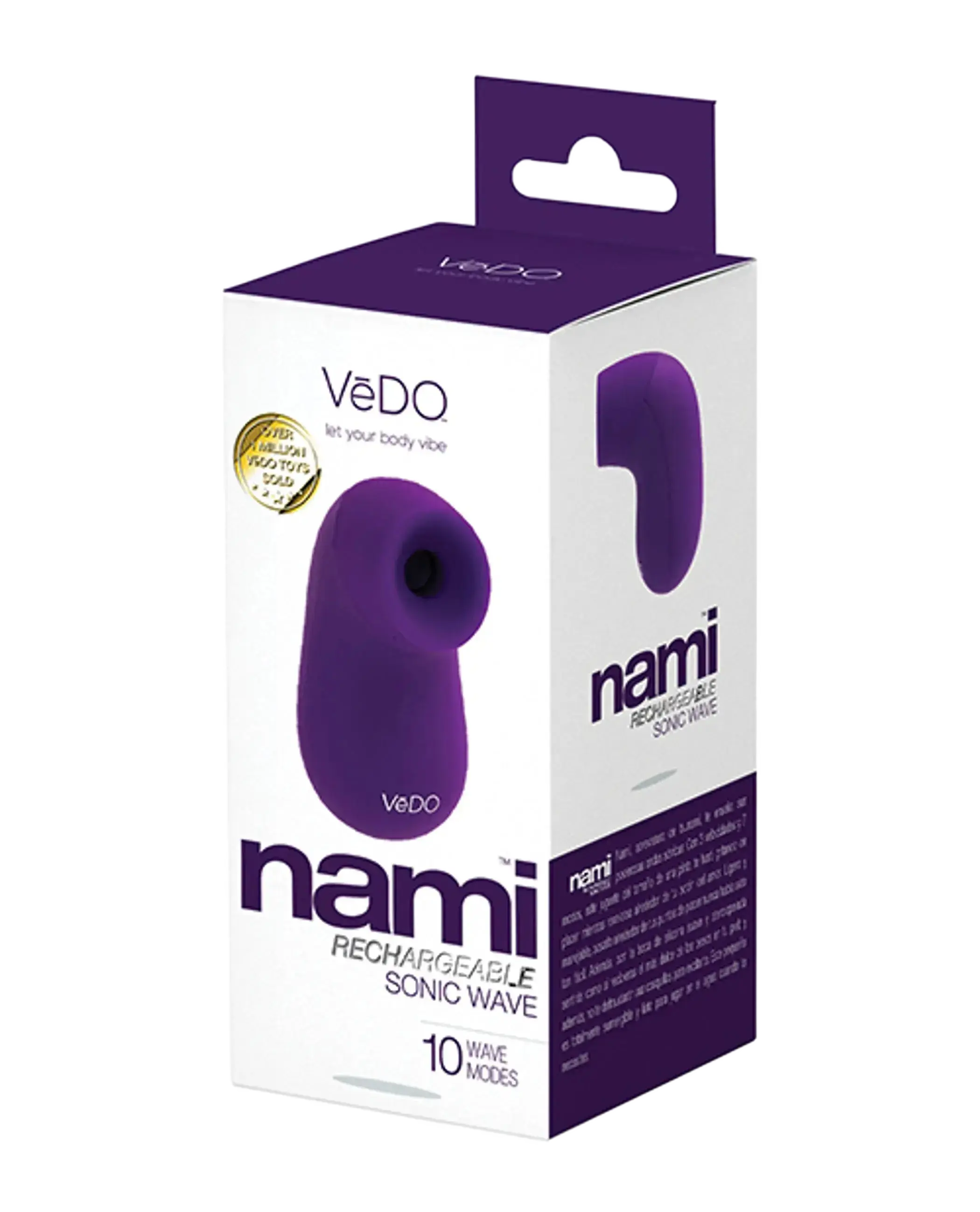 VEDO NAMI SONIC VIBE PURPLE RECHARGEABLE Vedo