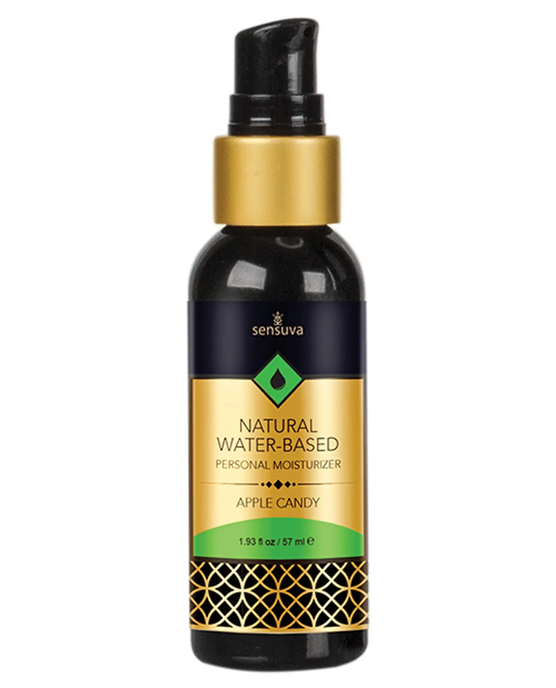 Natural Water-Based Personal Moisturizer Apple Candy 1.93oz Sensuva
