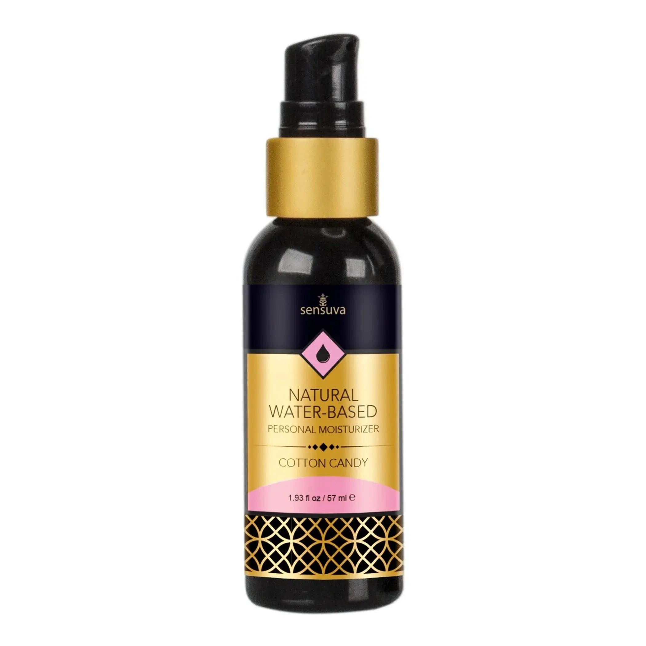 Natural Water-Based Personal Moisturizer Cotton Candy 2 oz Sensuva