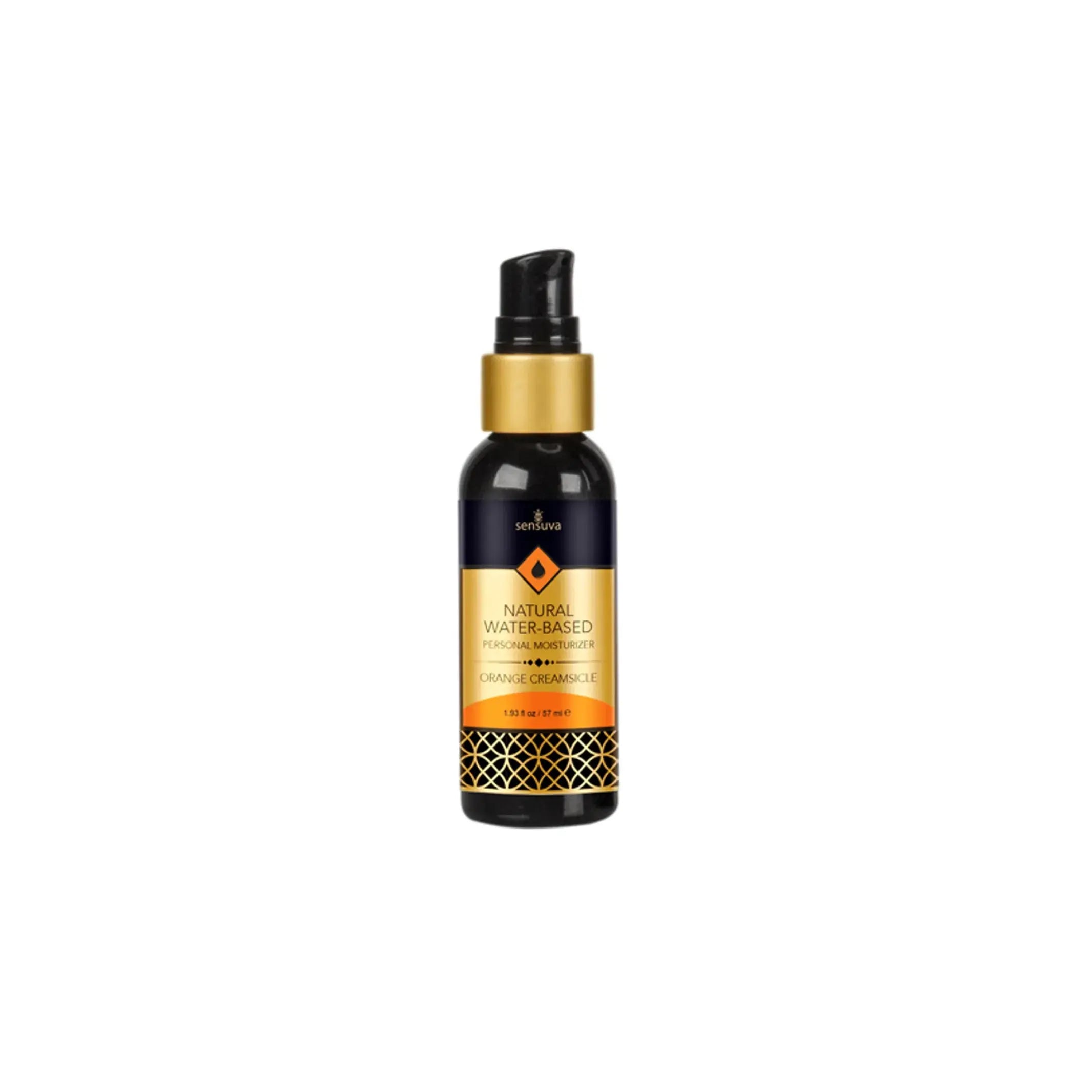 Natural Water-Based Personal Moisturizer Orange Creamsicle 1.93 Oz Sensuva