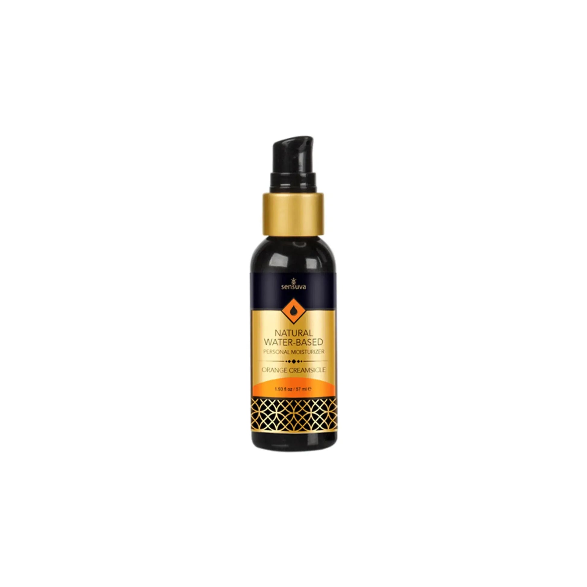 Natural Water-Based Personal Moisturizer Orange Creamsicle 1.93 Oz Sensuva