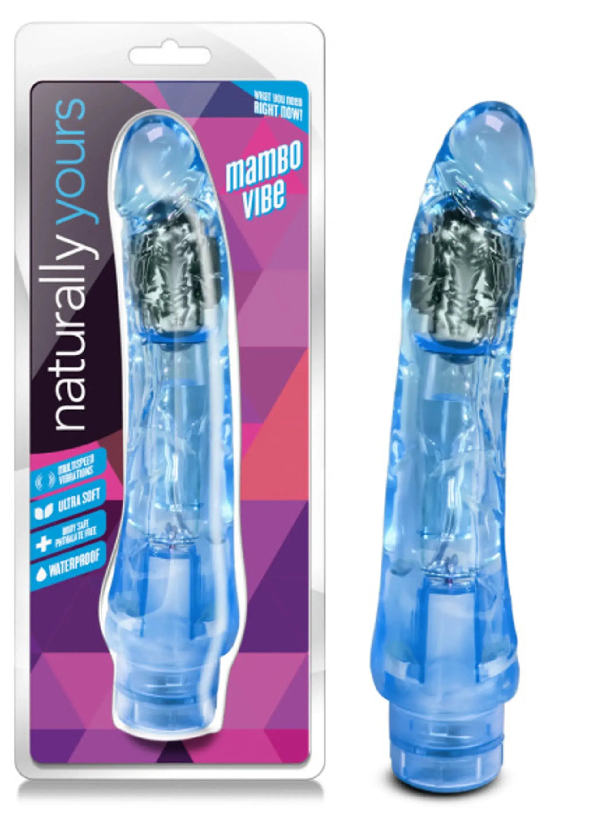 Naturally Yours Mambo Vibe Blue Blush Novelties