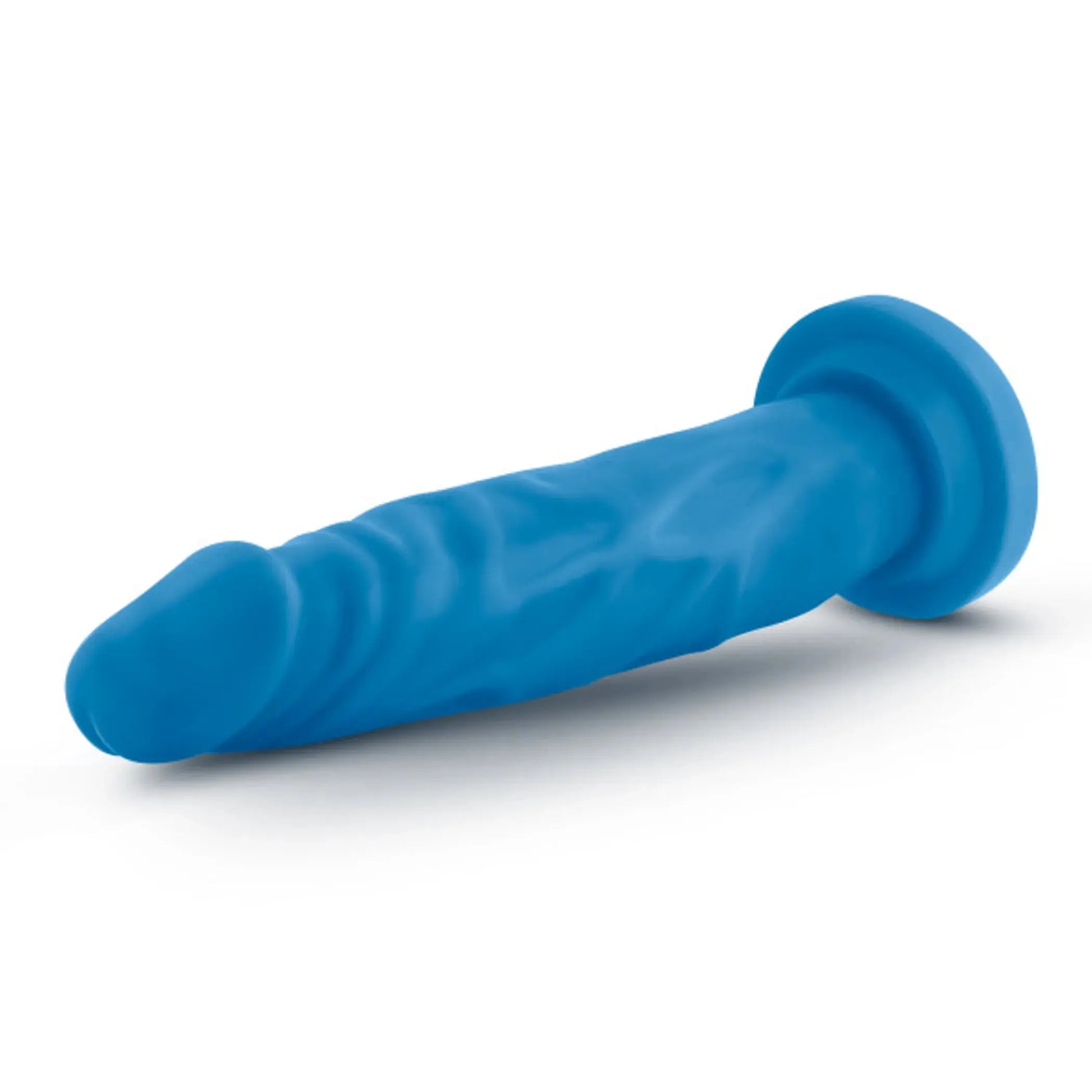 Neo 7.5 Inches Dual Density Dildo Neon Blue Blush Novelties