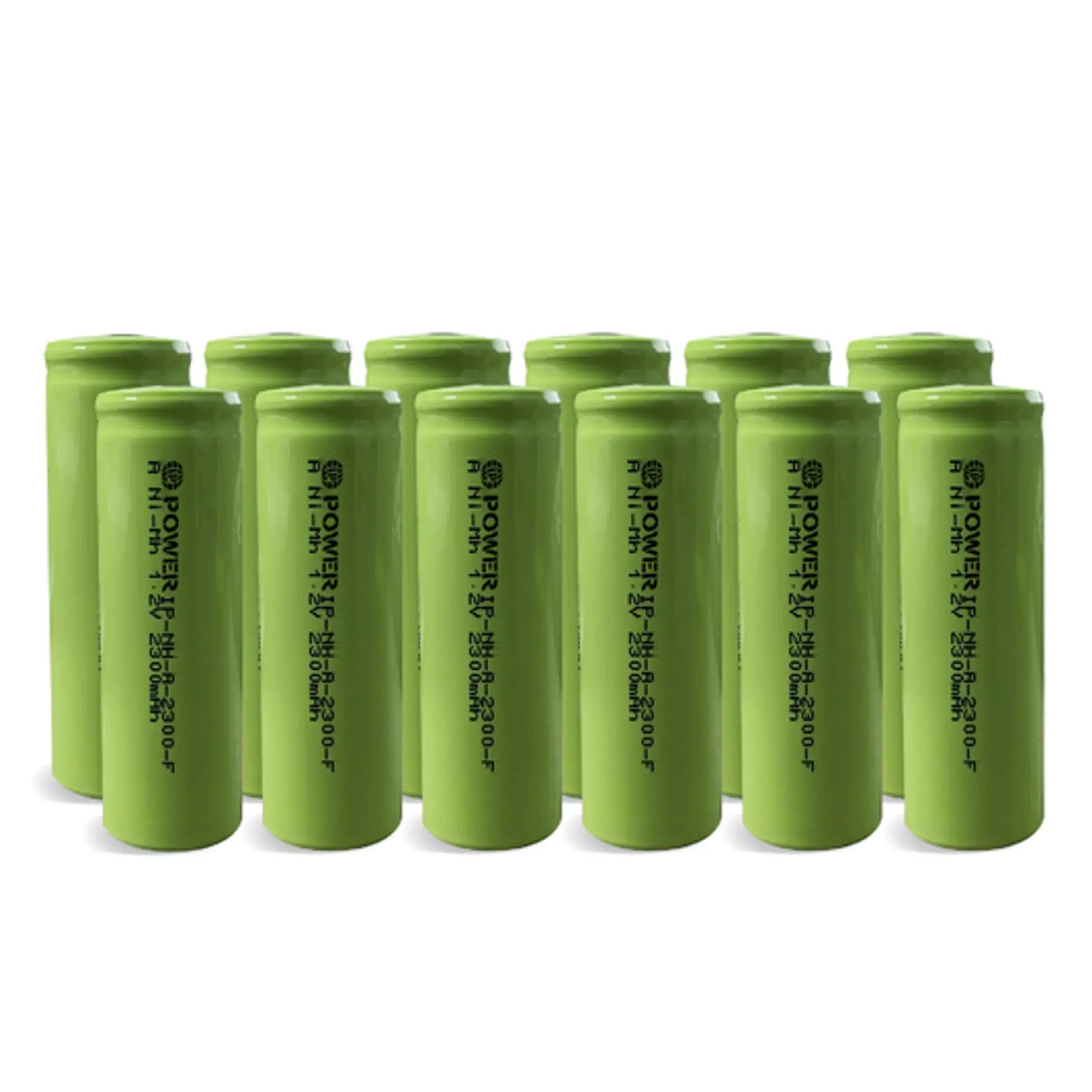 Ni-MH A 2300mAh Rechargeable Flat Top Battery 4-Pack IP Power