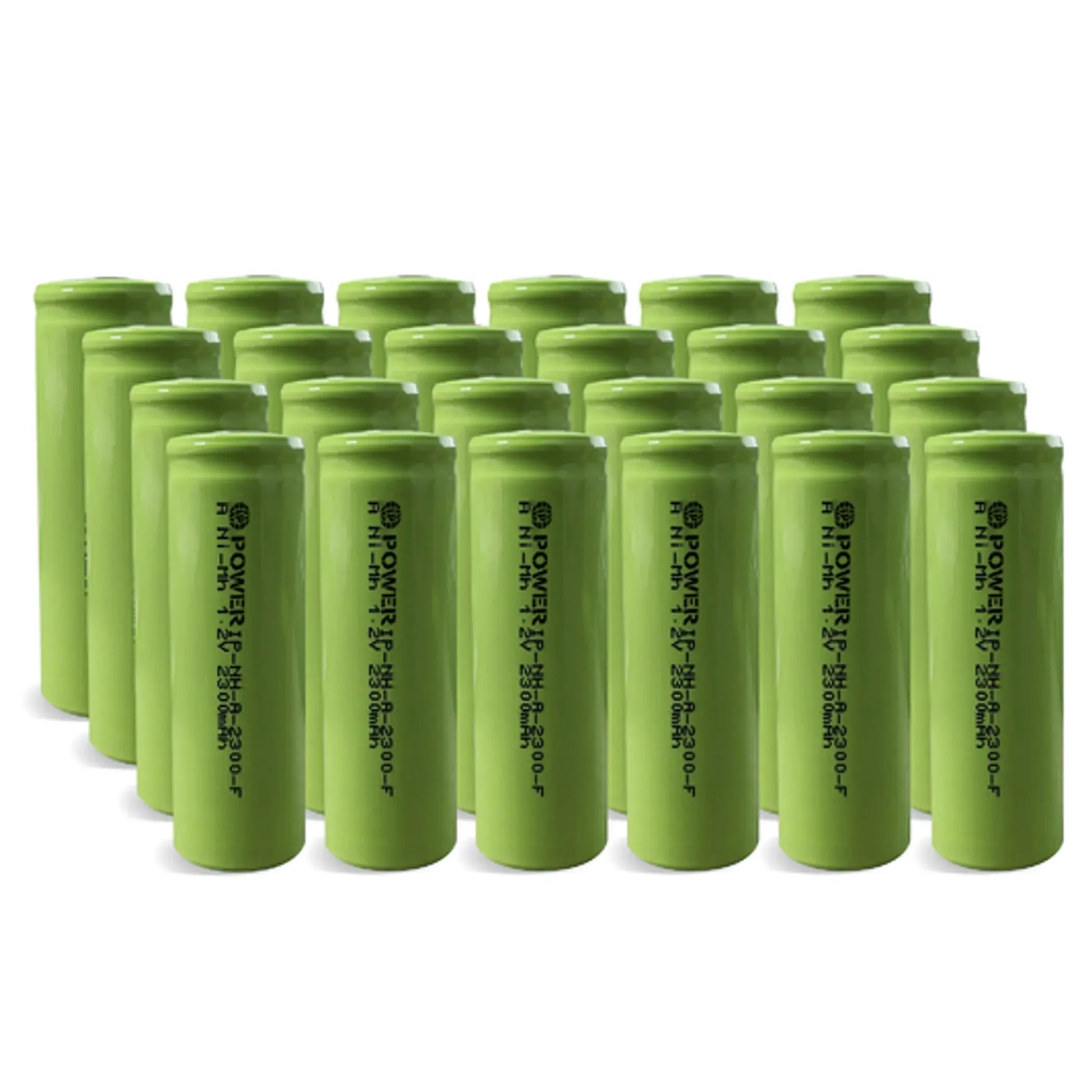 Ni-MH A 2300mAh Rechargeable Flat Top Battery 4-Pack IP Power